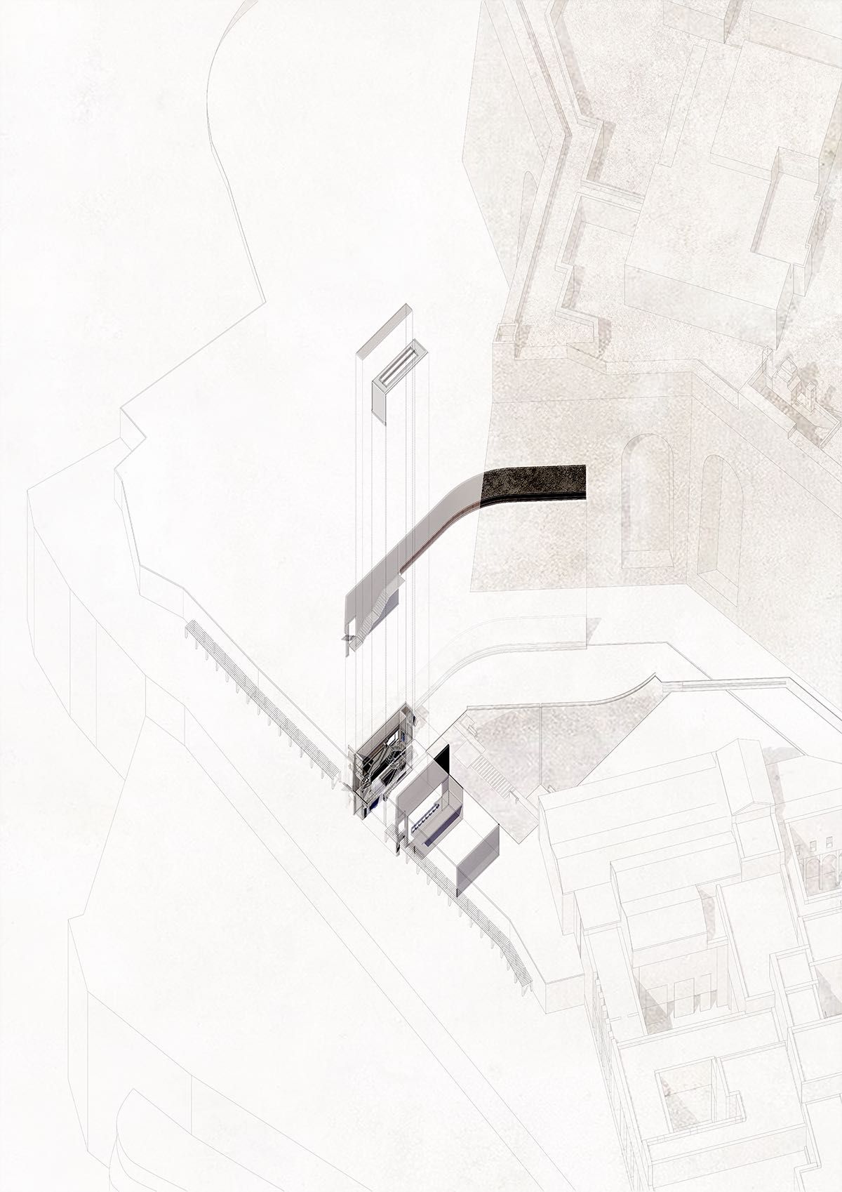 Office Exploded Axonometric