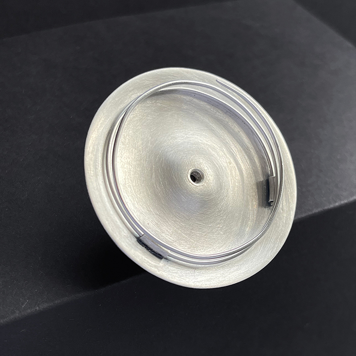 Spiral Brooch Back of Spin 1 piece