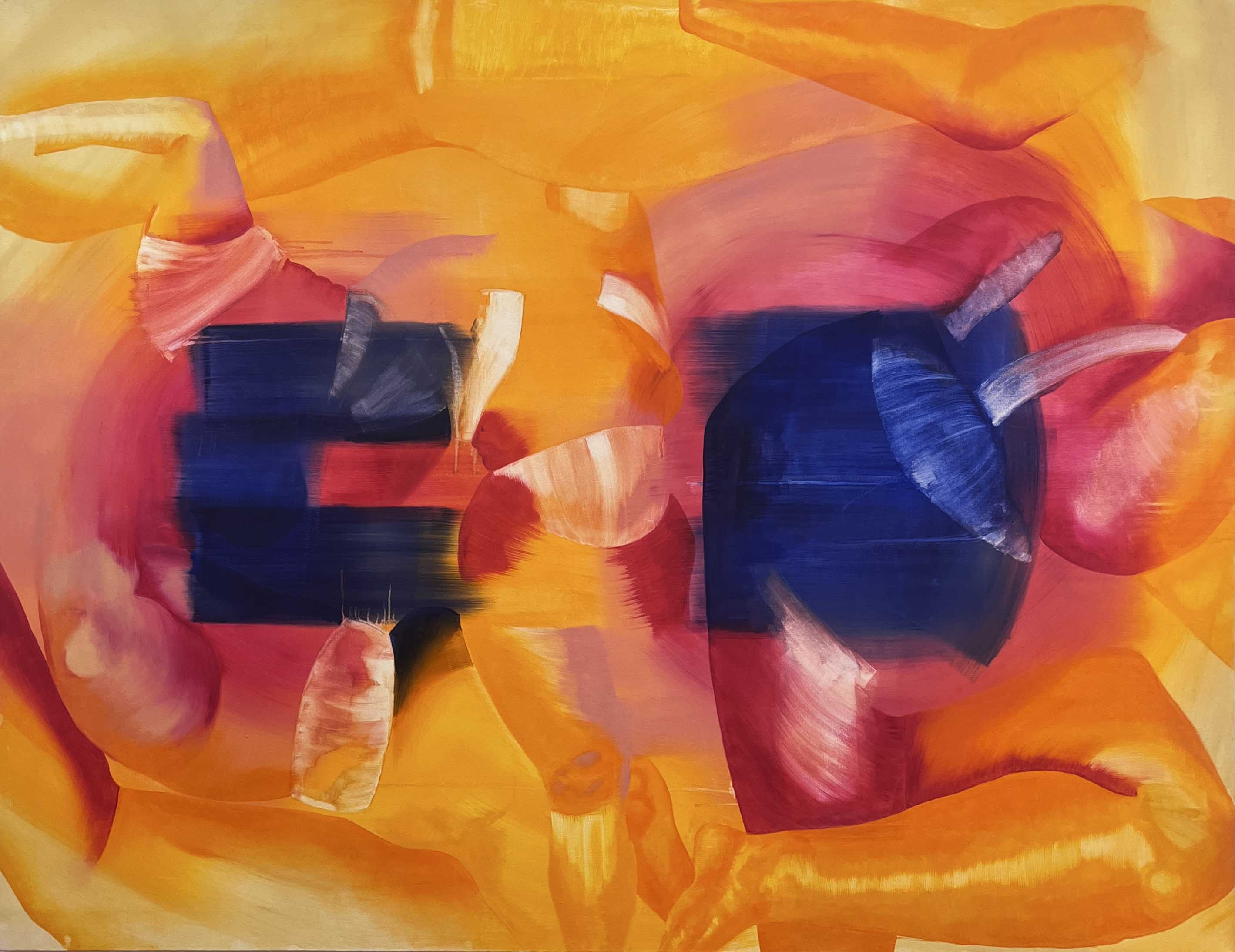 Morph, 2024, oil paint on canvas, 152cm x 213cm.