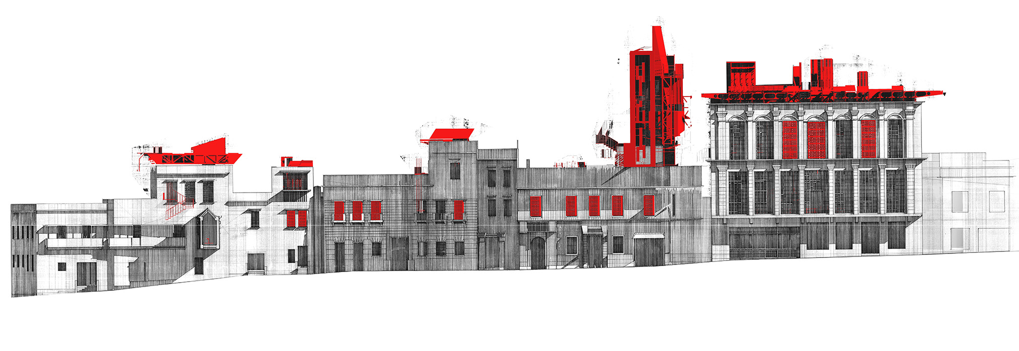 Elevation of the Interzone