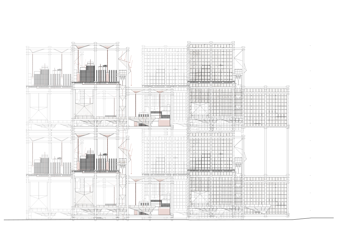 Kitchen Extension Elevation - Rain Screen