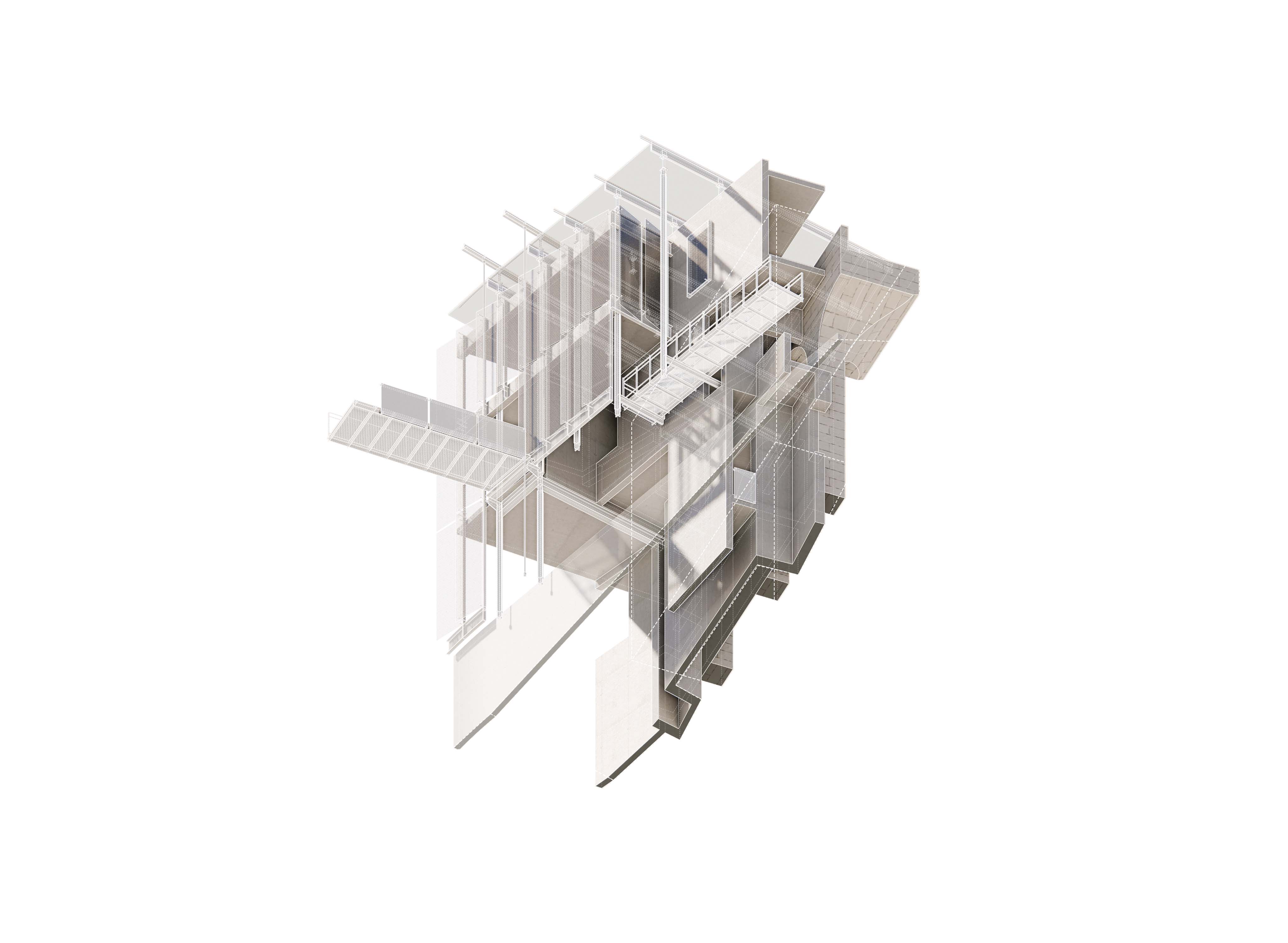 Craft Market - isometric with architectural figure.