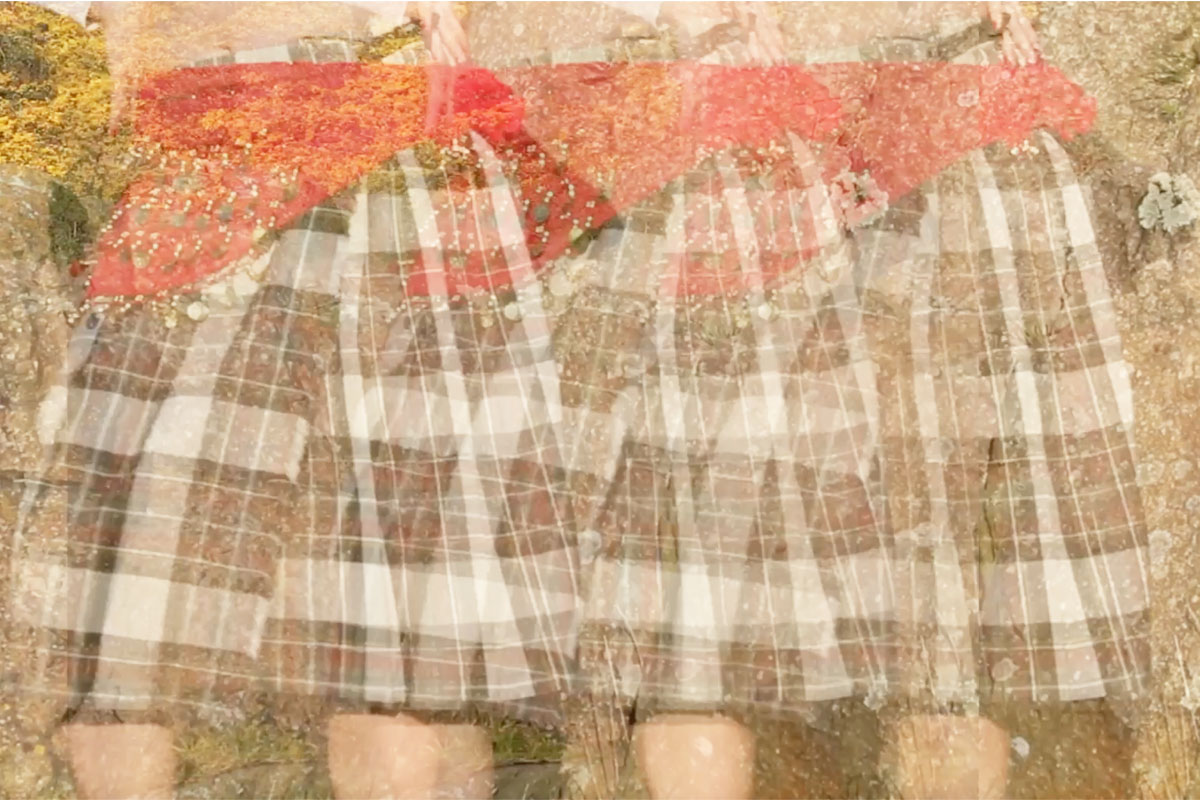 belly dancer in kilt