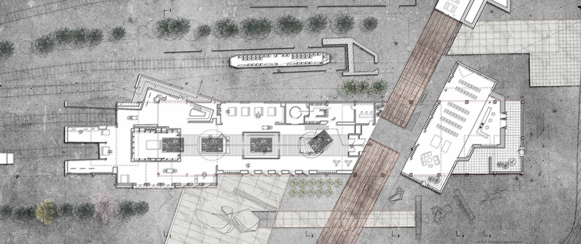 Ground Floor Plan For Painting Conservation Studio & Art Shop