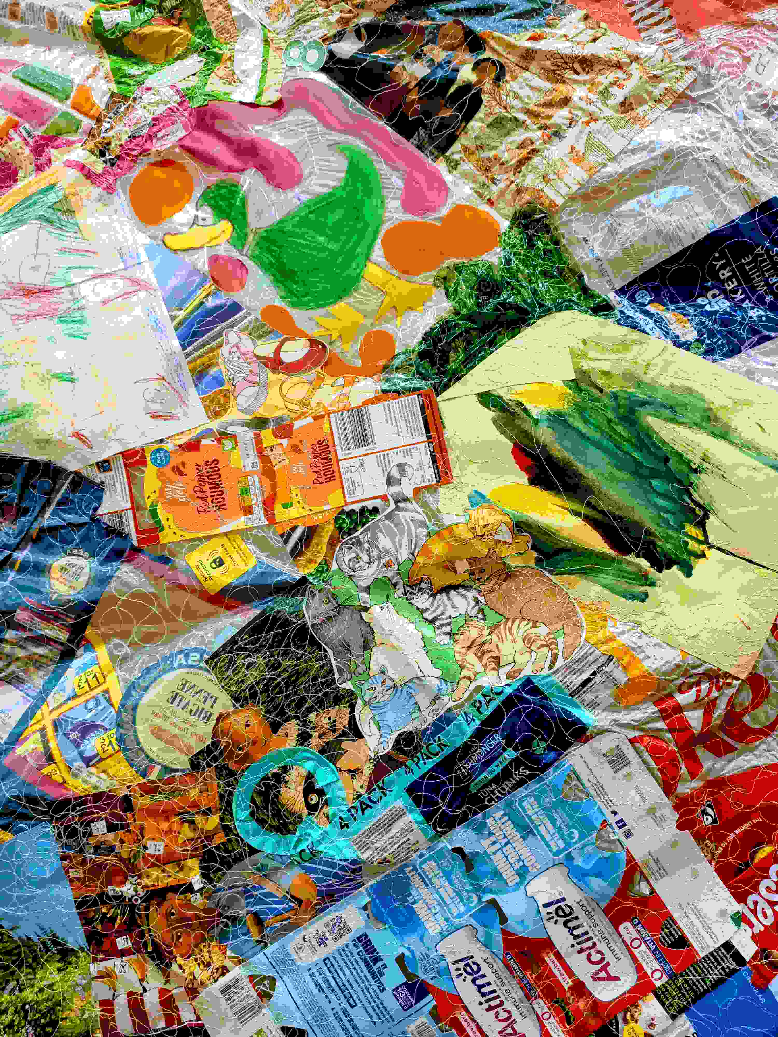 rubbish stitched together