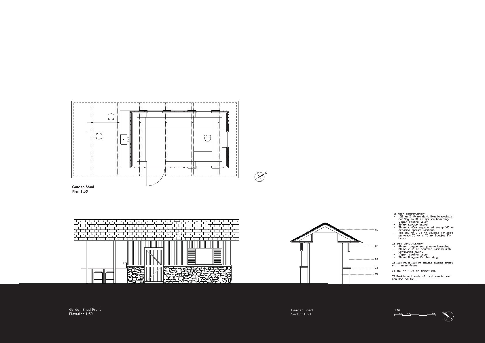 1-50 Plan Elevation & Section