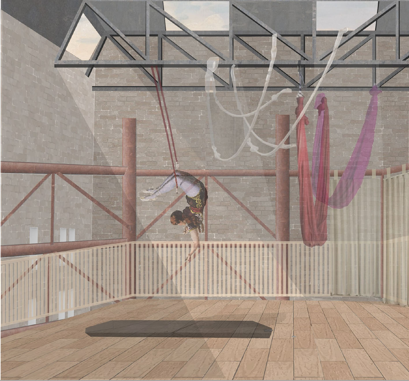 Visual of Rooftop Studio.