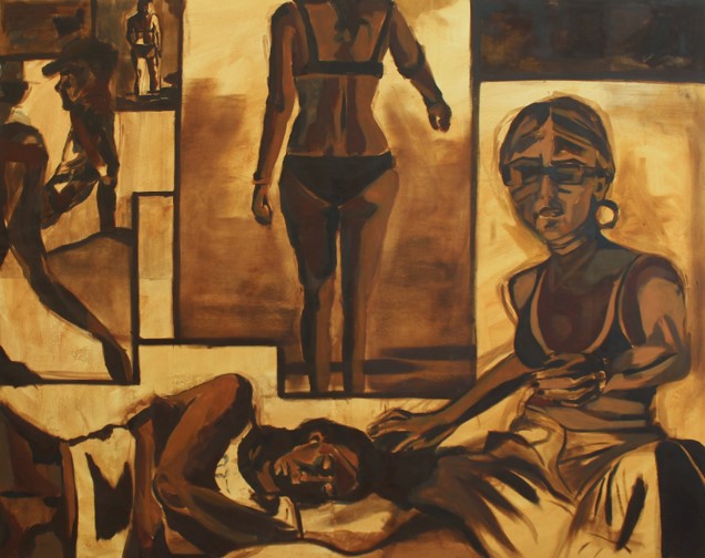 Betsy Harpur, Slumber, 2024, Oil on canvas, 200 x 160 cm