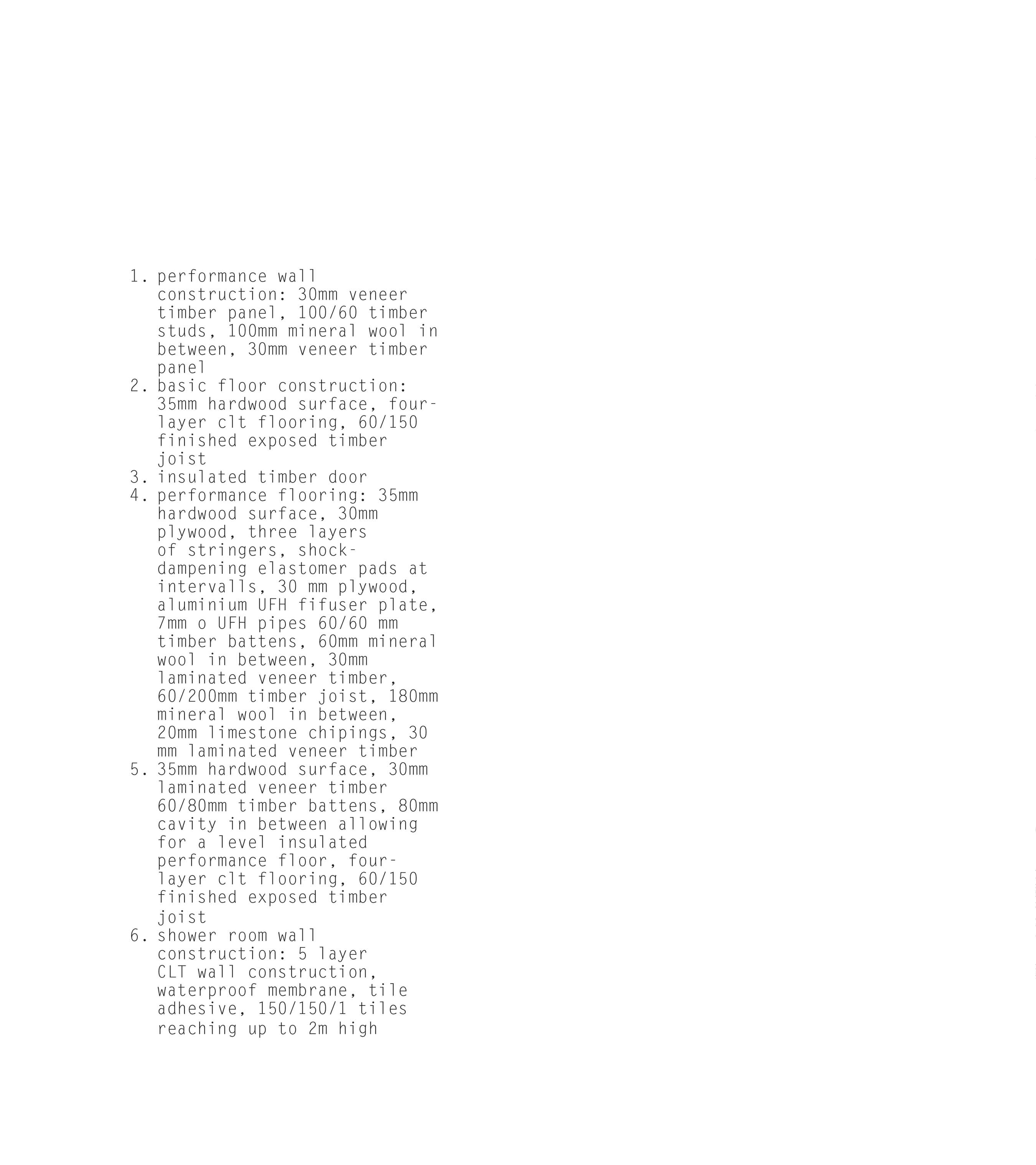descriptions for detail section