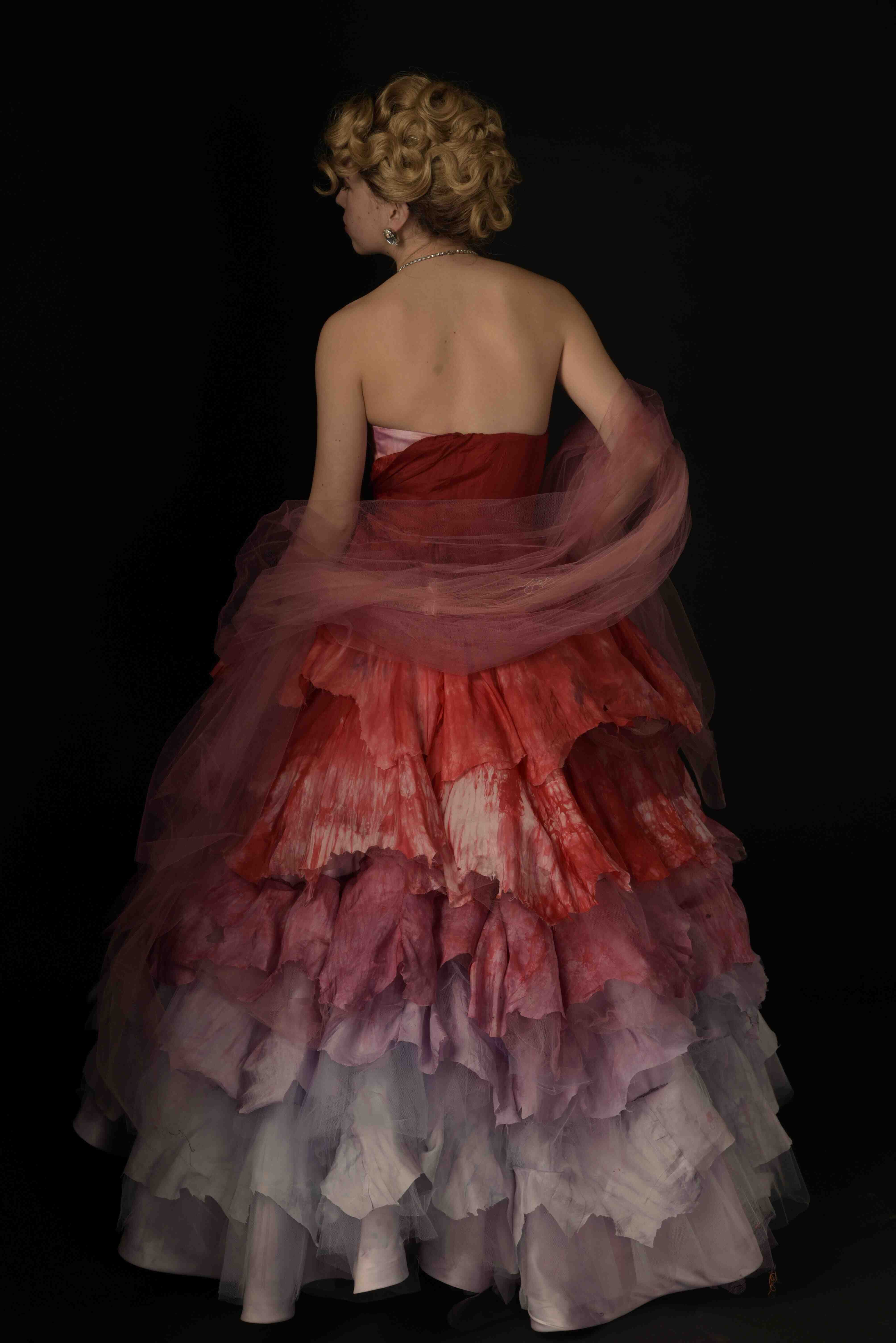 Costume designed and made for Mrs De Winter from 'Rebecca'.