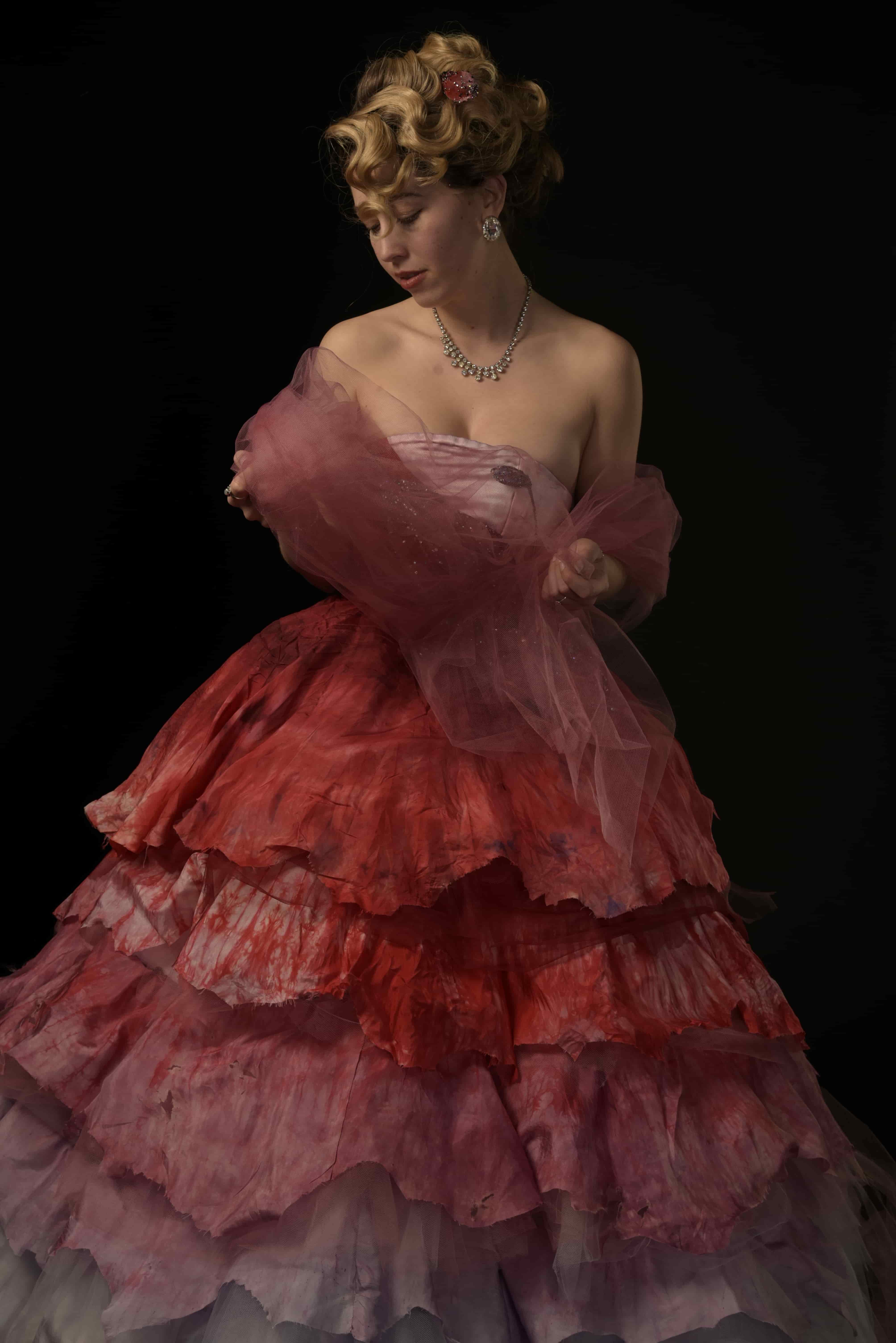 Costume made for Mrs De Winter for my adaptation of Daphne Du Maurier's 'Rebecca'