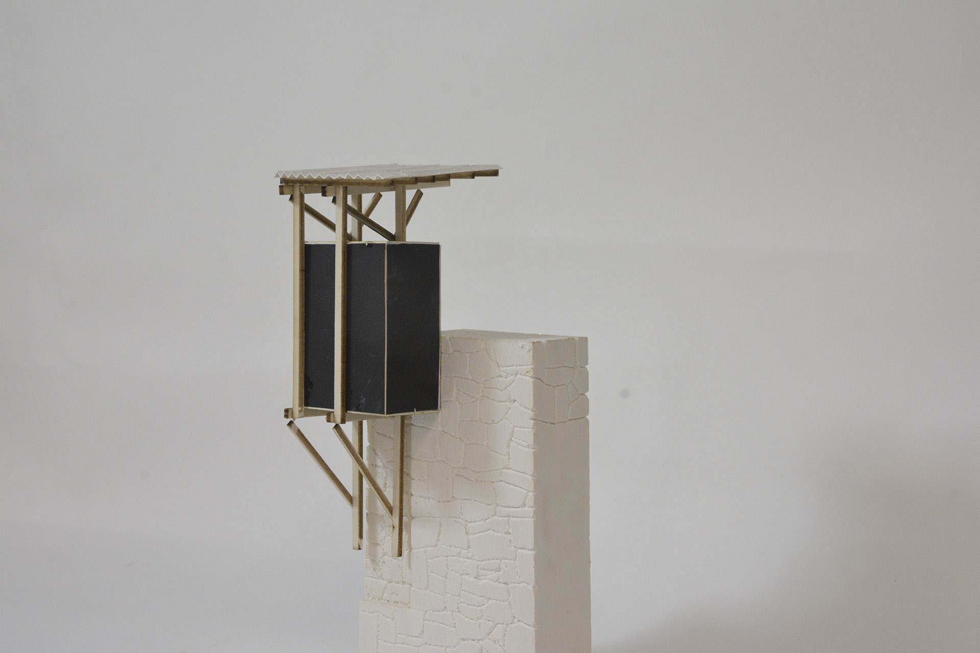 Image of model - Allmannajuvet Zinc Mine Museum, Sauda, Norway - Peter Zumthor. 
