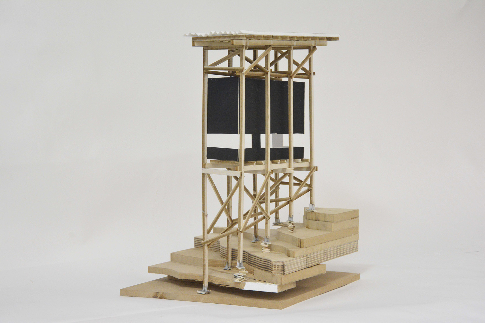 Image of model - Allmannajuvet Zinc Mine Museum, Sauda, Norway - Peter Zumthor. 