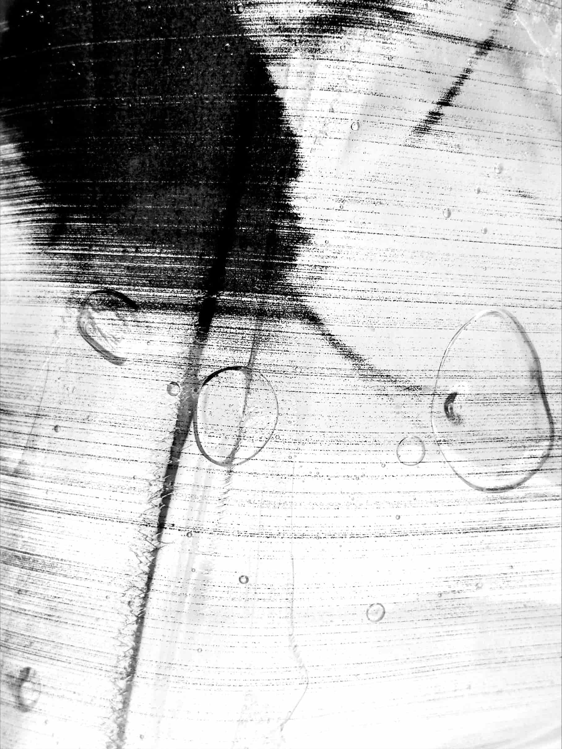 Molly Mavor, DETRITUS #12, 23cm x 24cm x 24cm, acrylic, gel wax, acetate, ink, 2024.