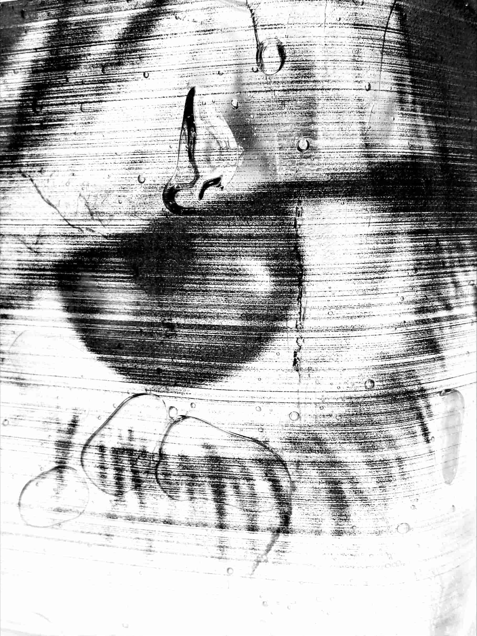 Molly Mavor, DETRITUS #12, 23cm x 24cm x 24cm, acrylic, gel wax, acetate, ink, 2024.