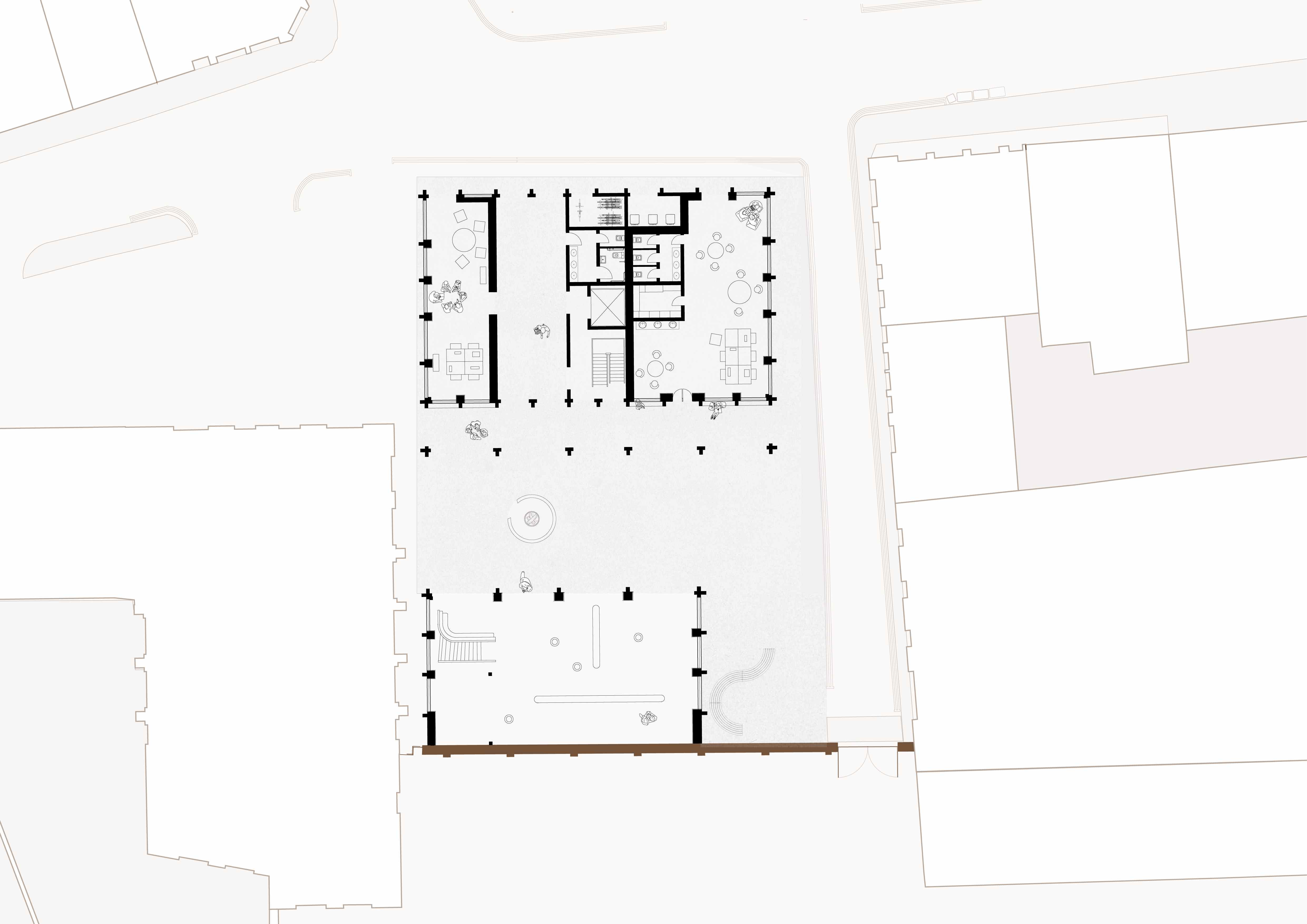 Ground Floor plan of proposal