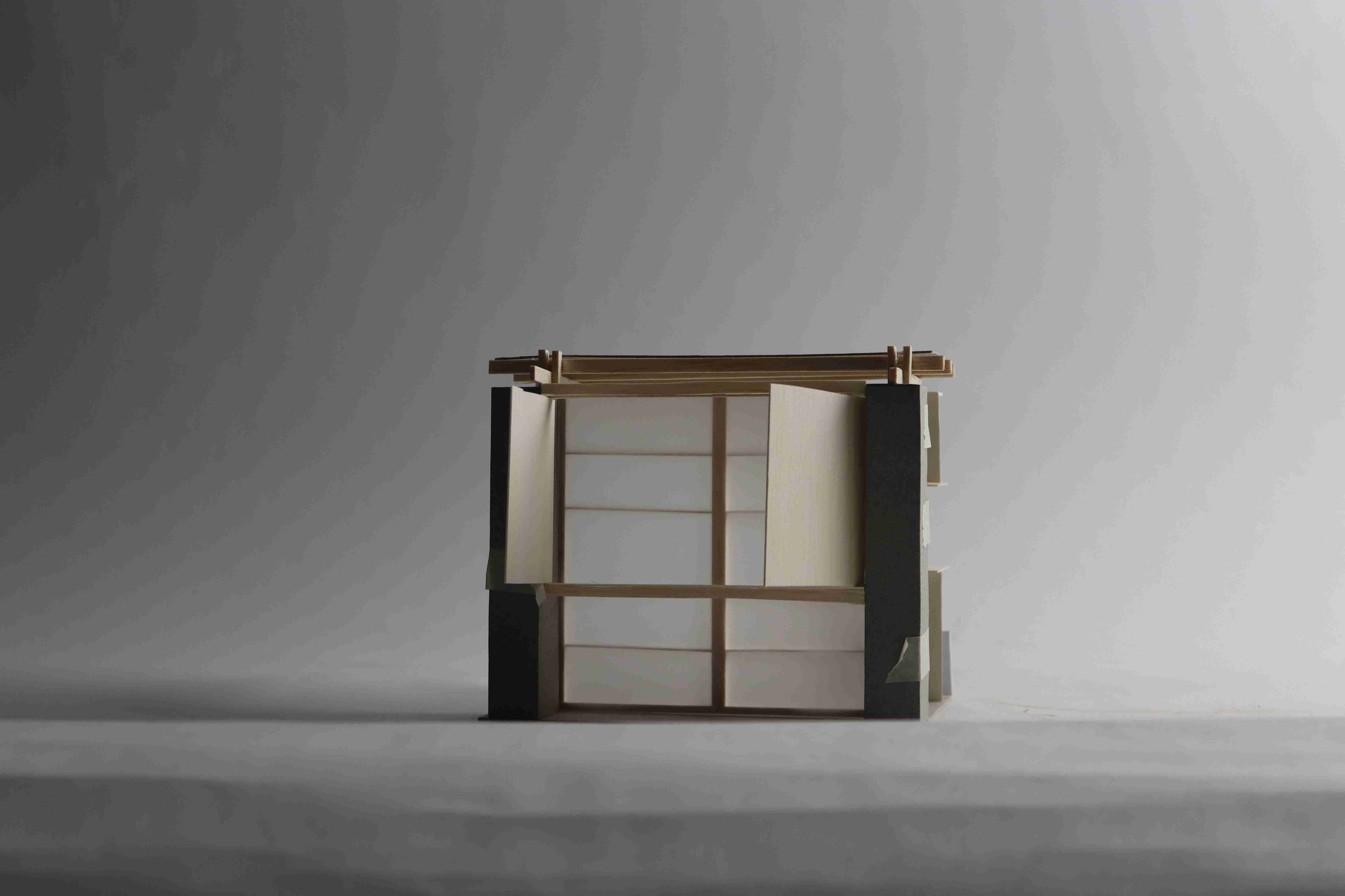 1:25 test model (kinetic openings)