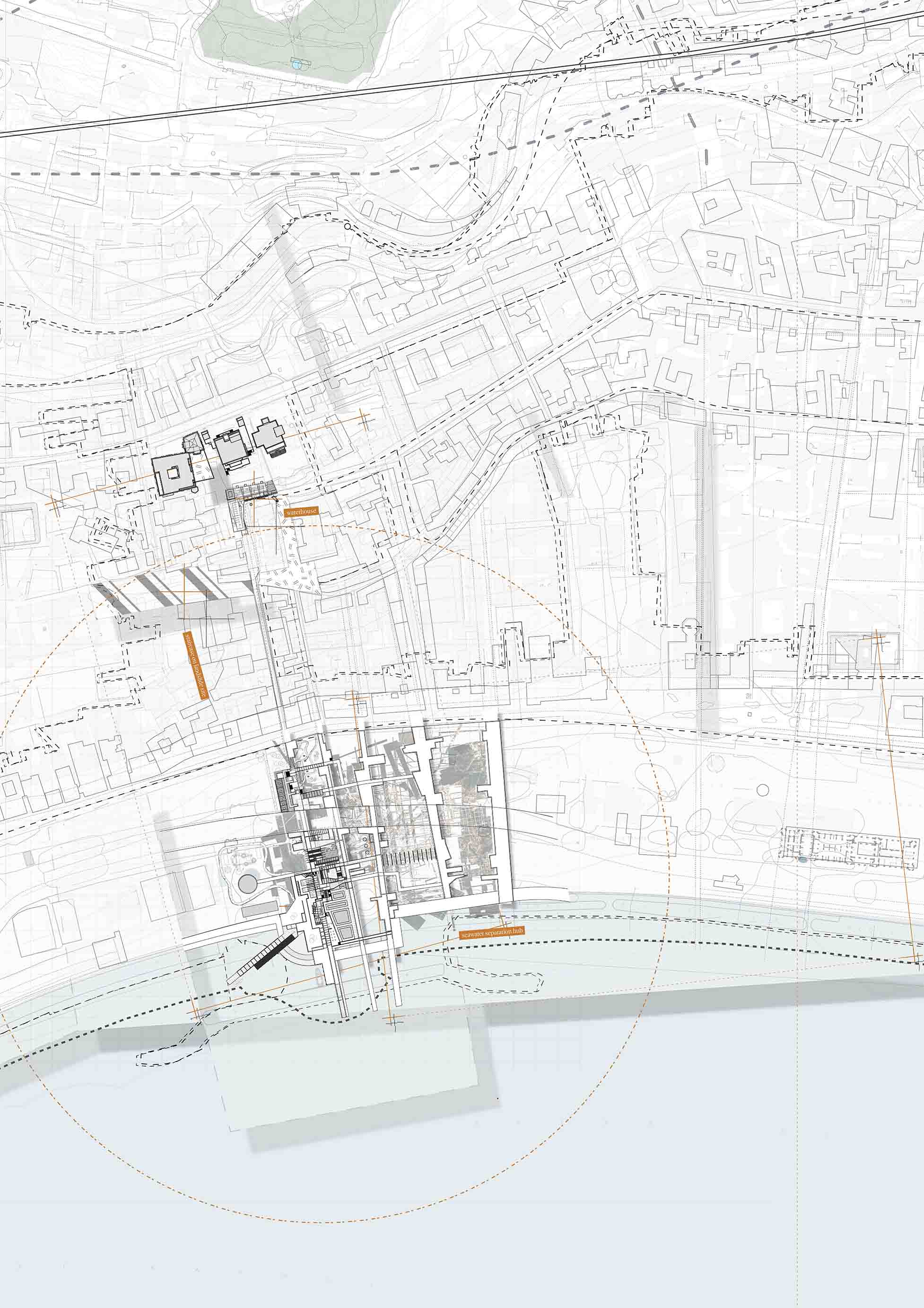 Proposed ZONE - Incontri e Voci Waterhouse and La Villa Comunale Development