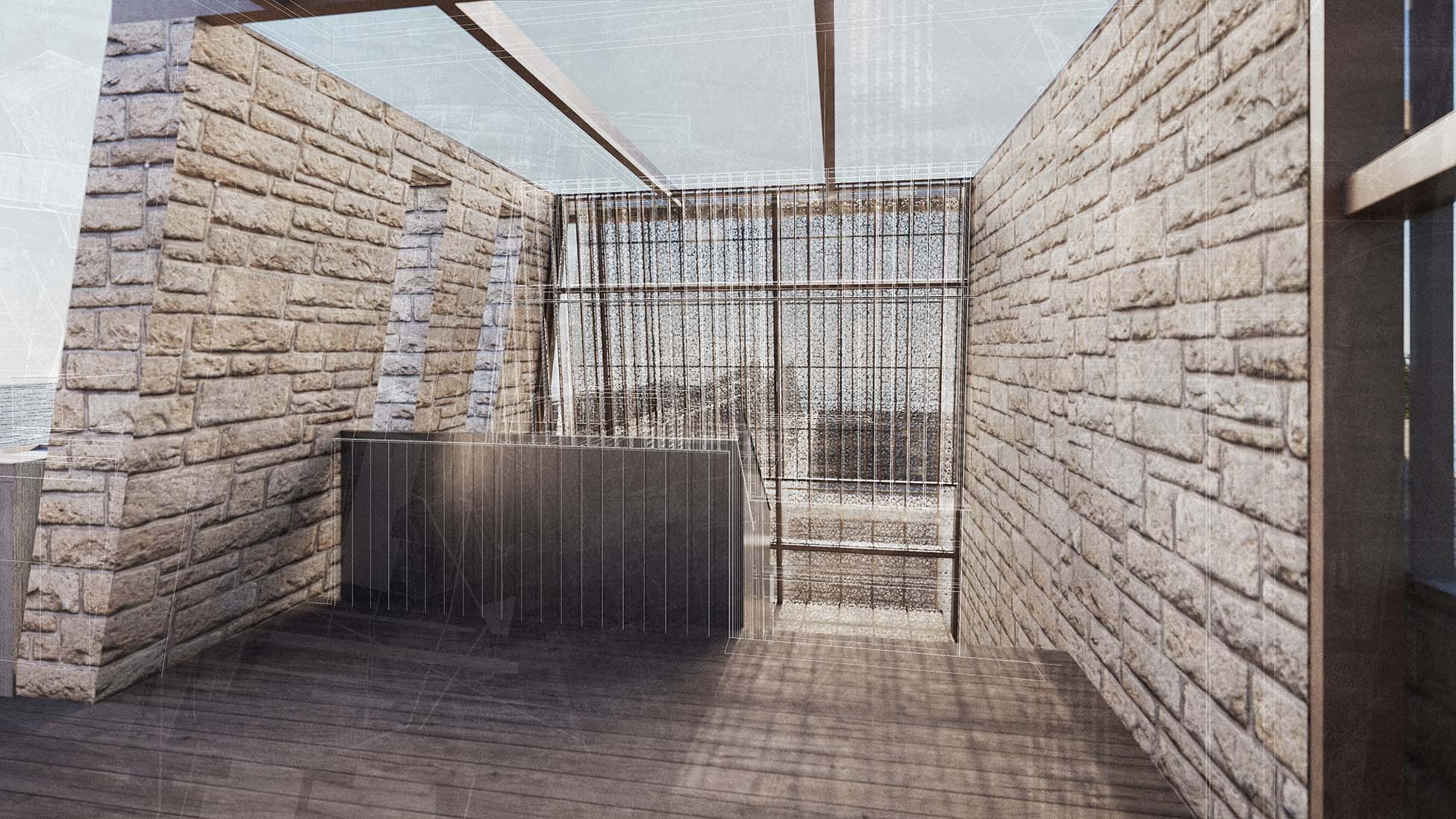 Restaurant Circulation - Tessellated Light