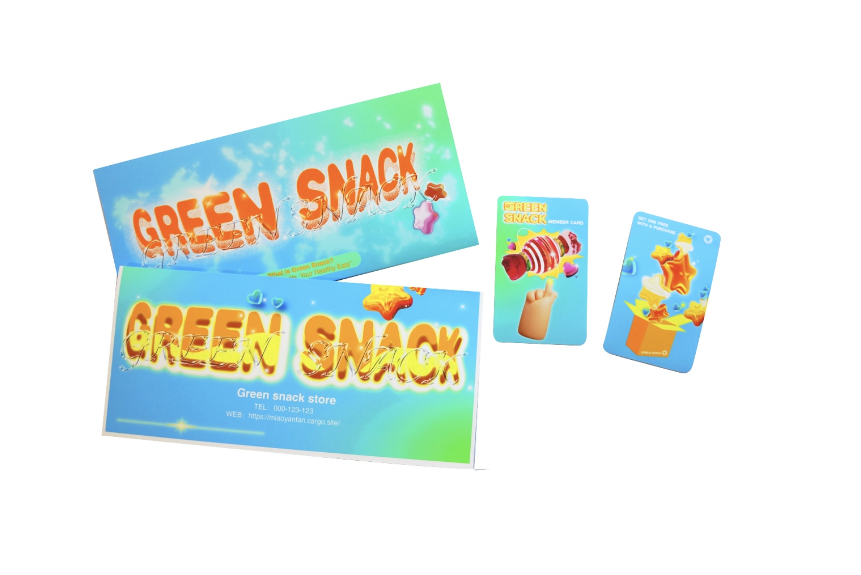 Booklet & Store rewards card