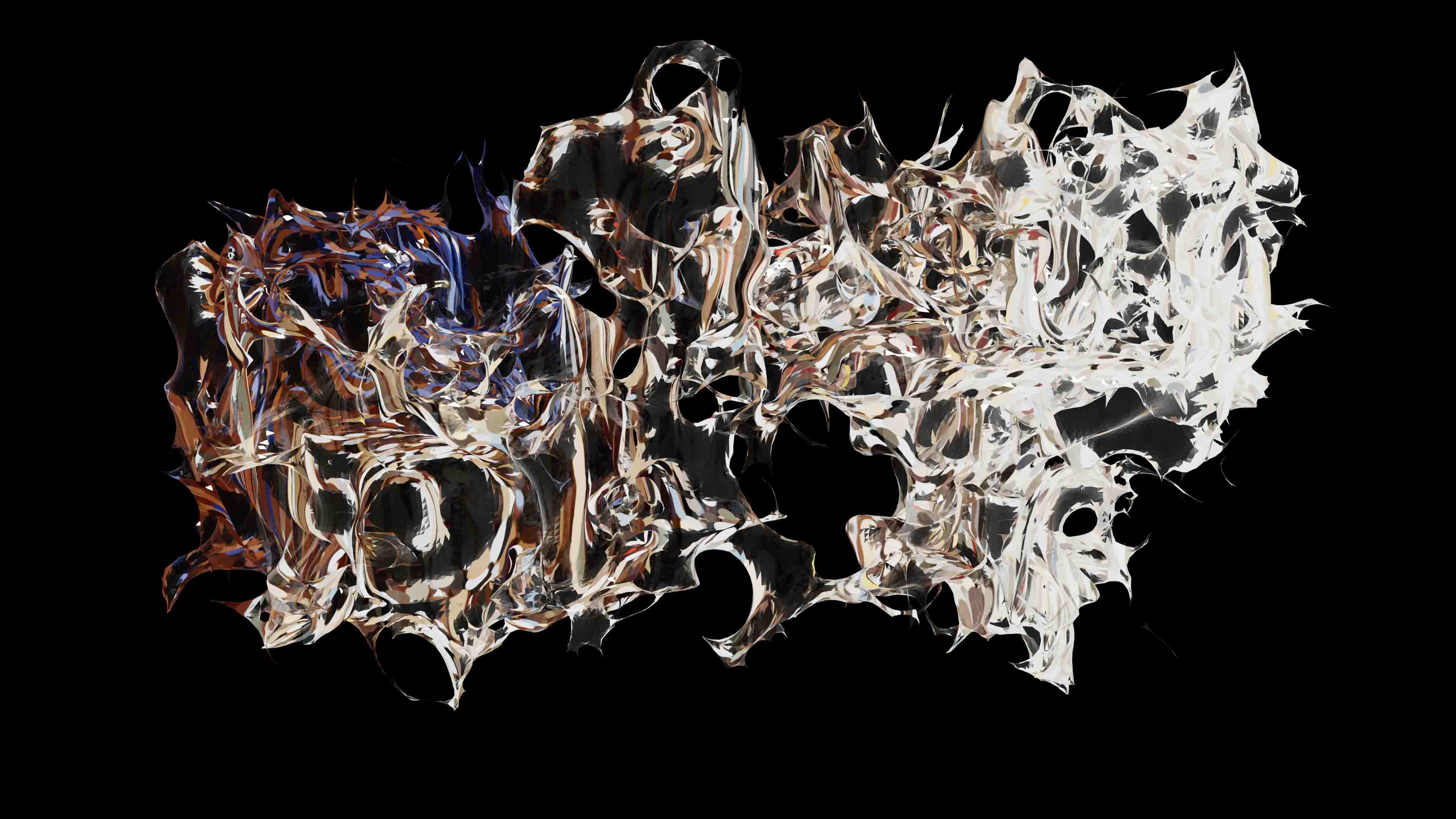 Abstract Glazed Sculpture