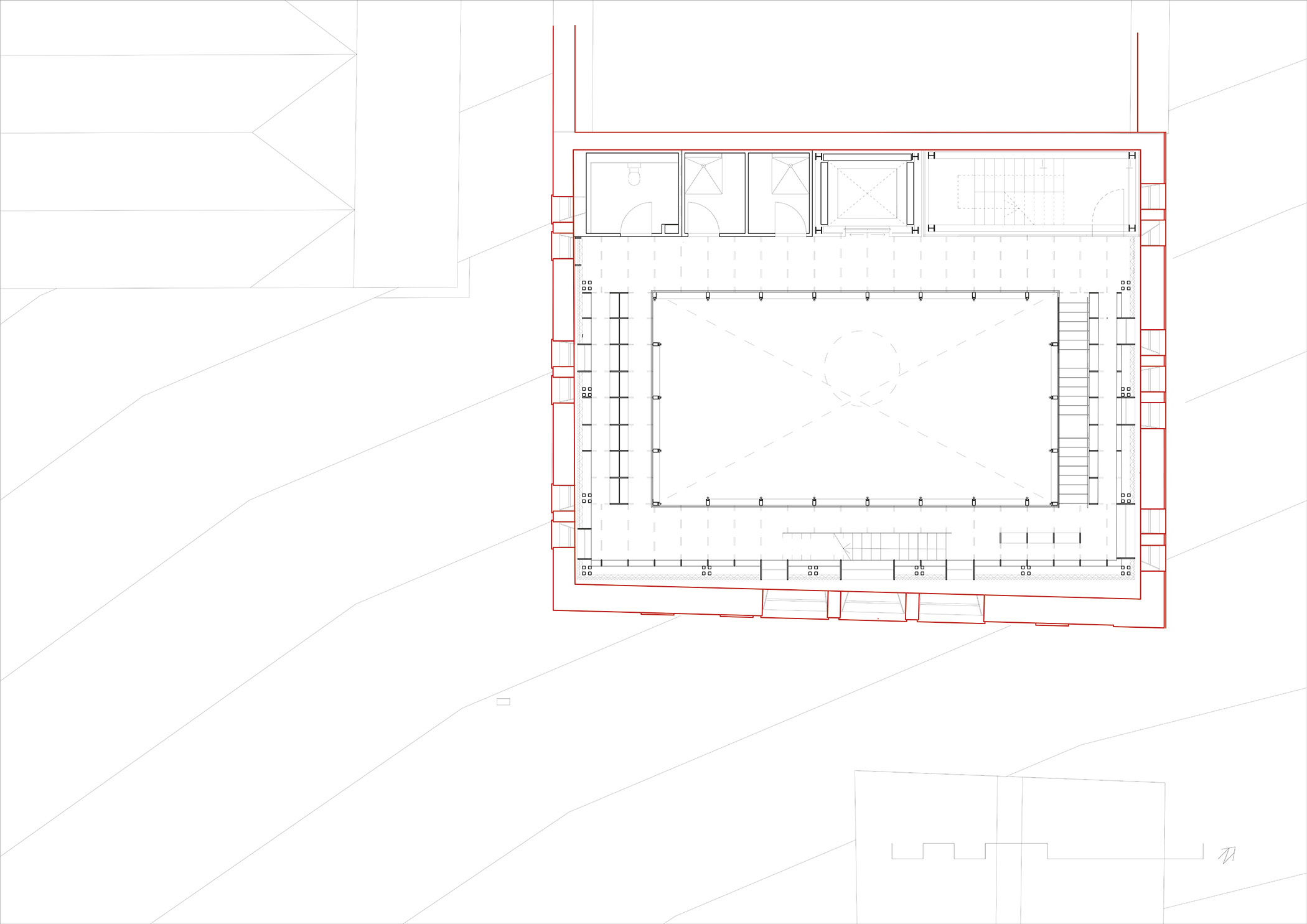 5th Floor Plan: Aerial Dancing and Library Space 02