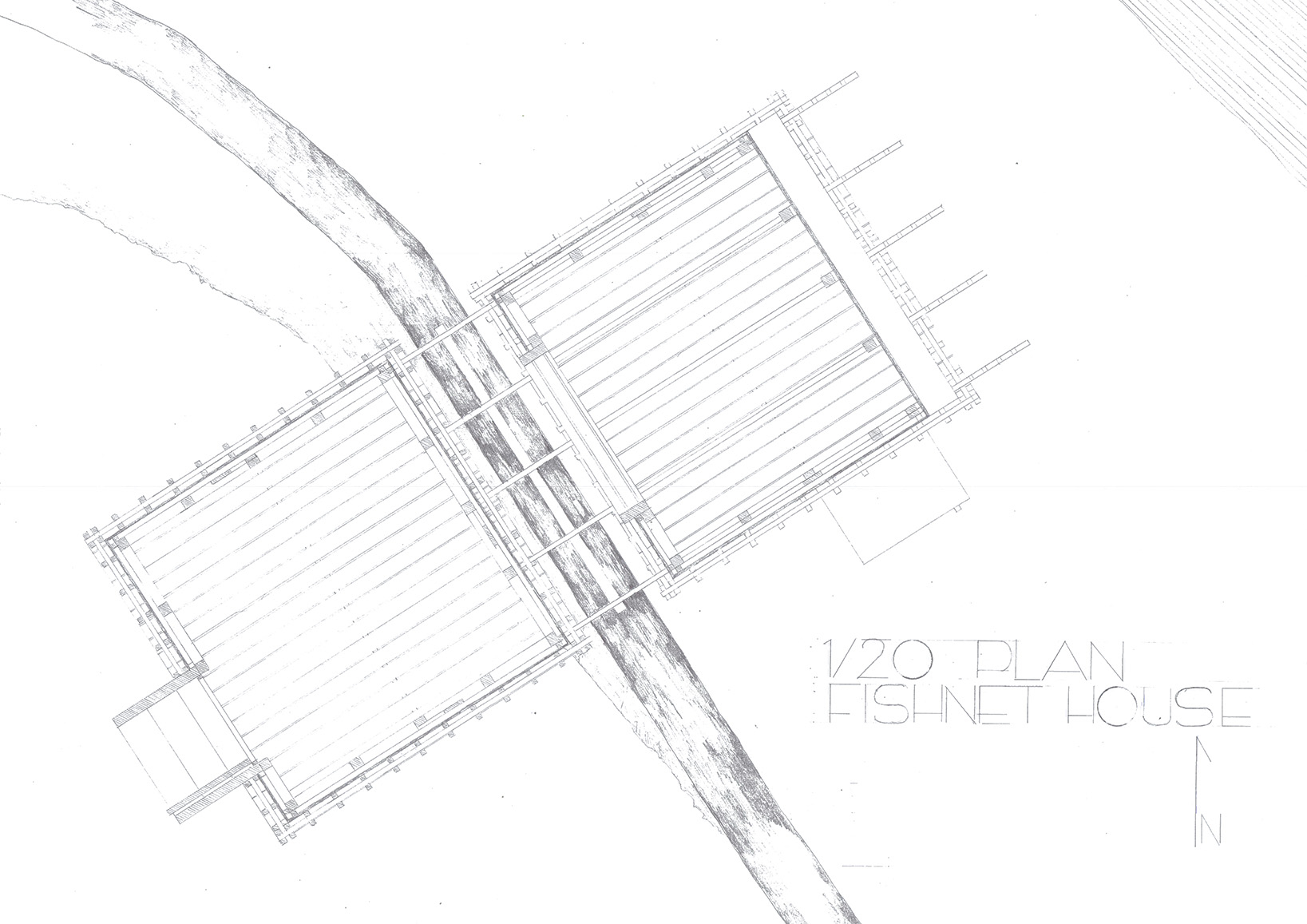1:20 Plan Fishnet House