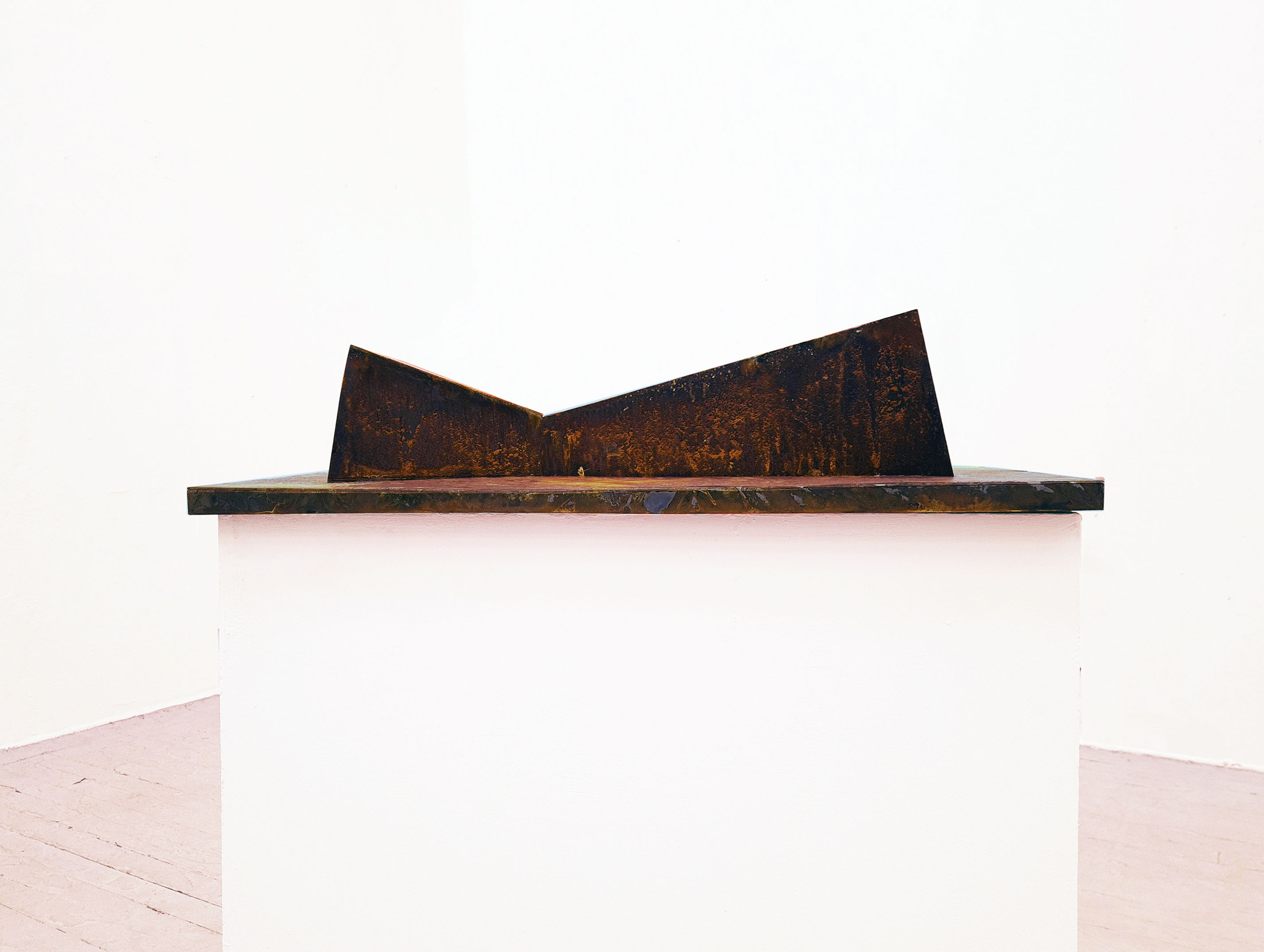 rusted steel sculpture 