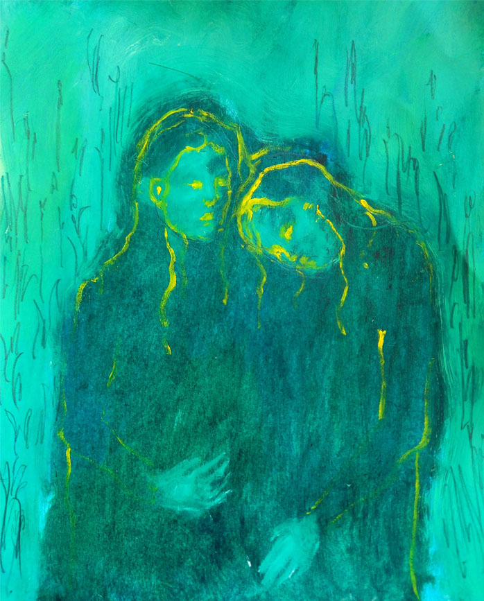 Small study on cartridge paper