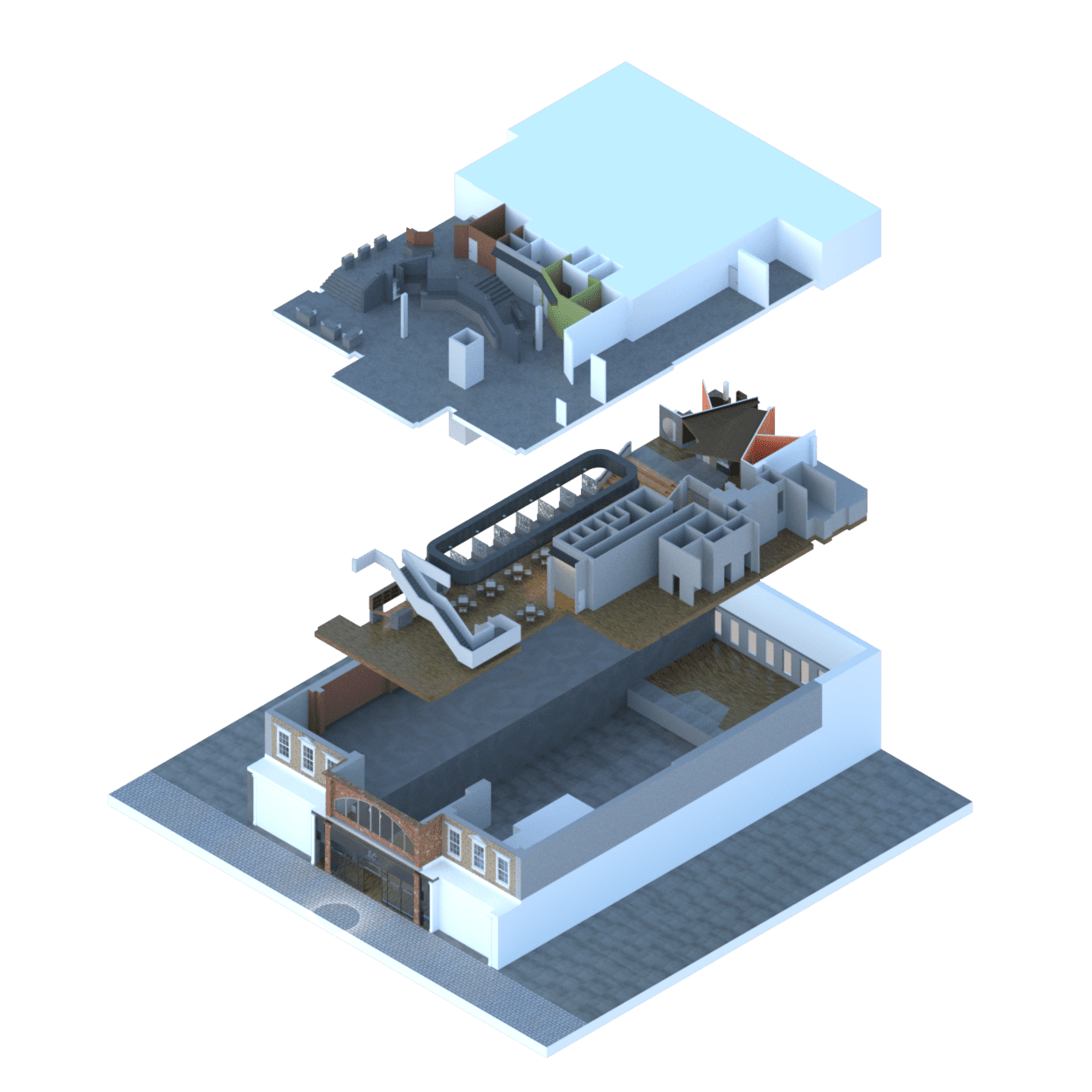 Rendered Visual-Exploded