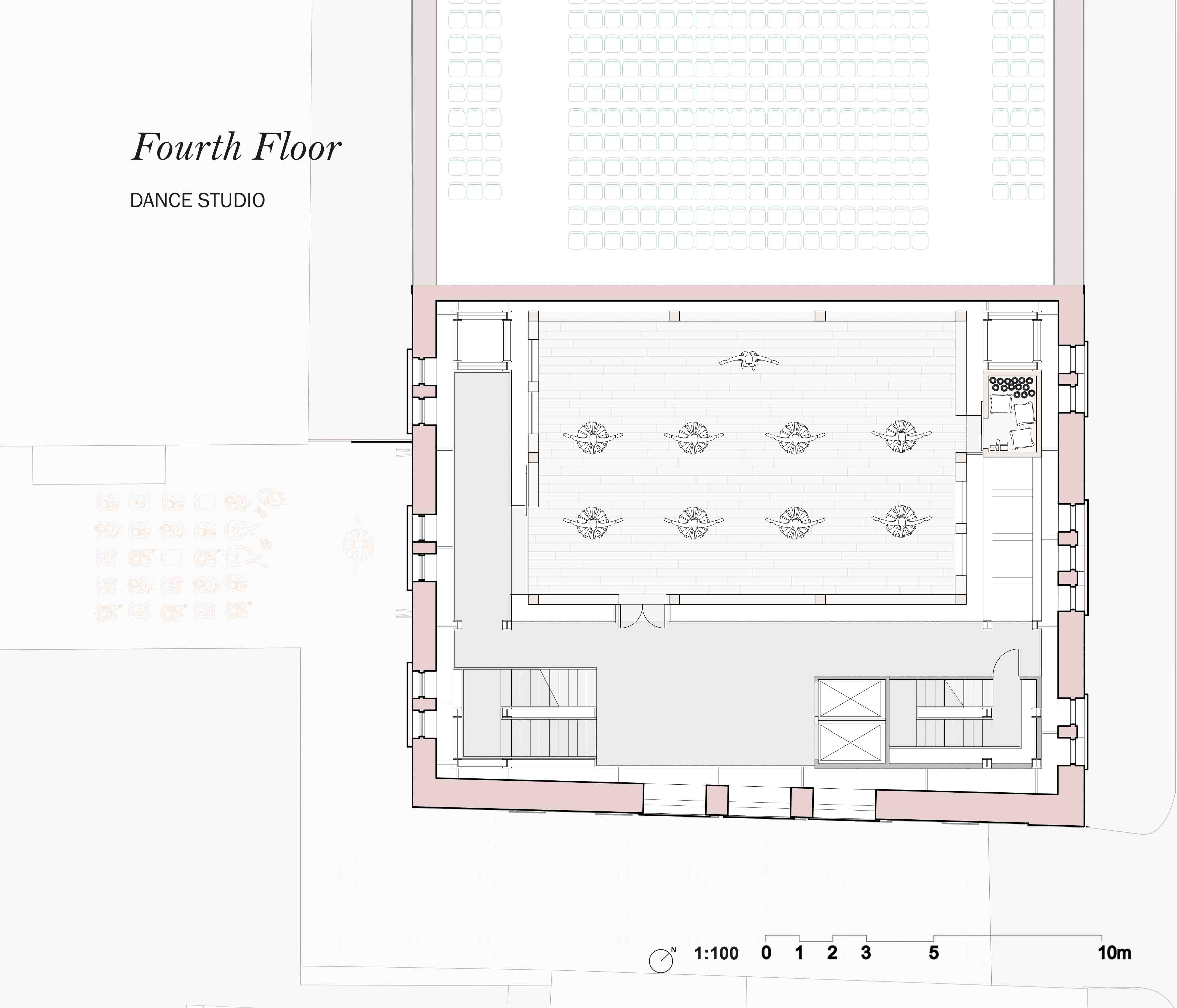 Fourth floor plan