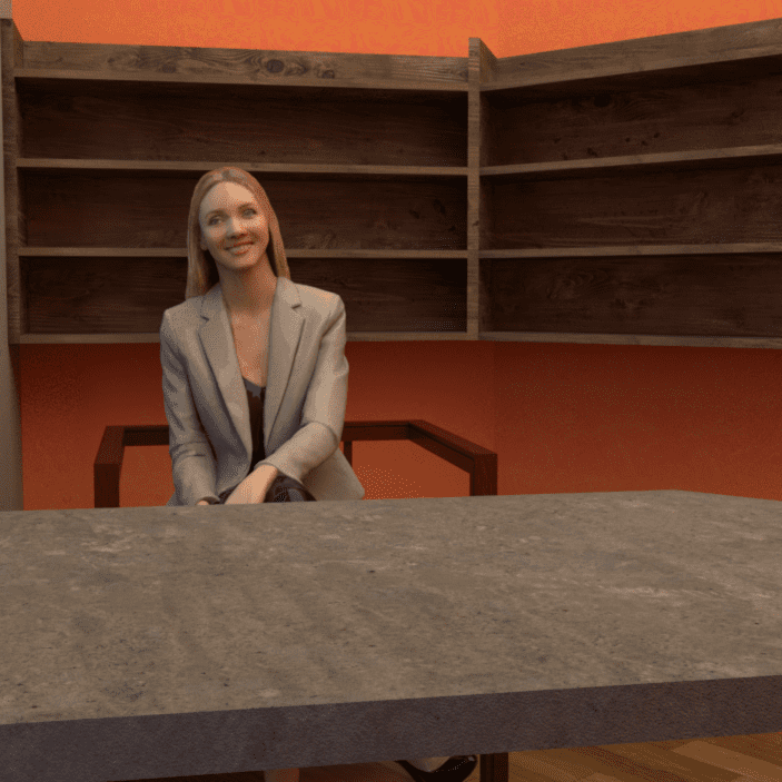 Rendered Visual-Tea Room