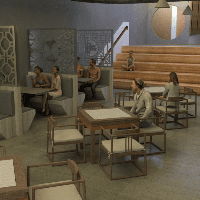 Rendered Visual-Dining Area