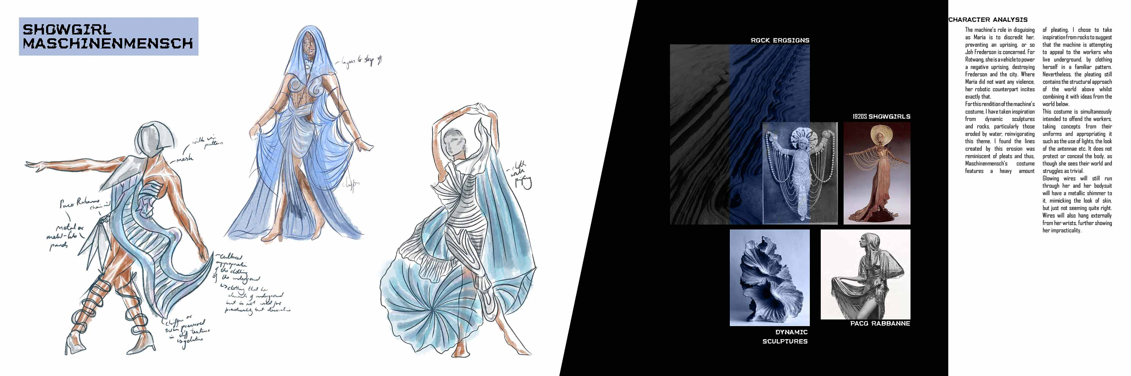 Development for Showgirl Maschinenmesch, Metropolis