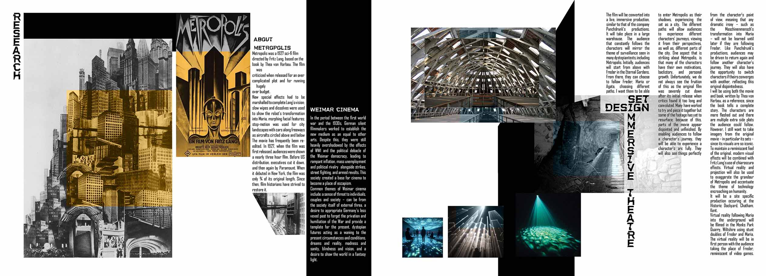 Research and Set Design, Metropolis