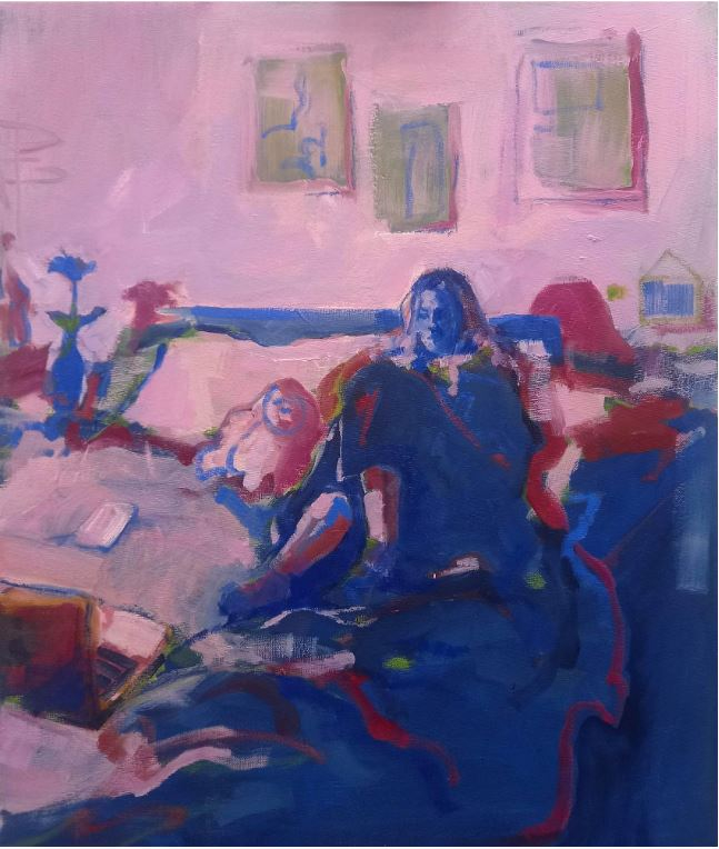 Painting in oil on canvas