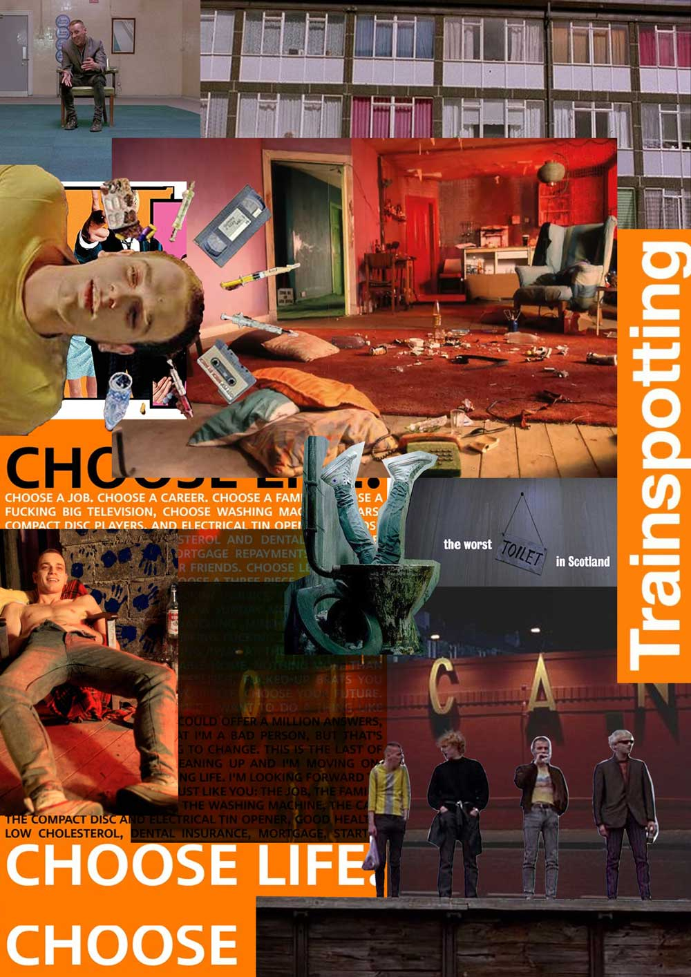 Trainspotting Collage