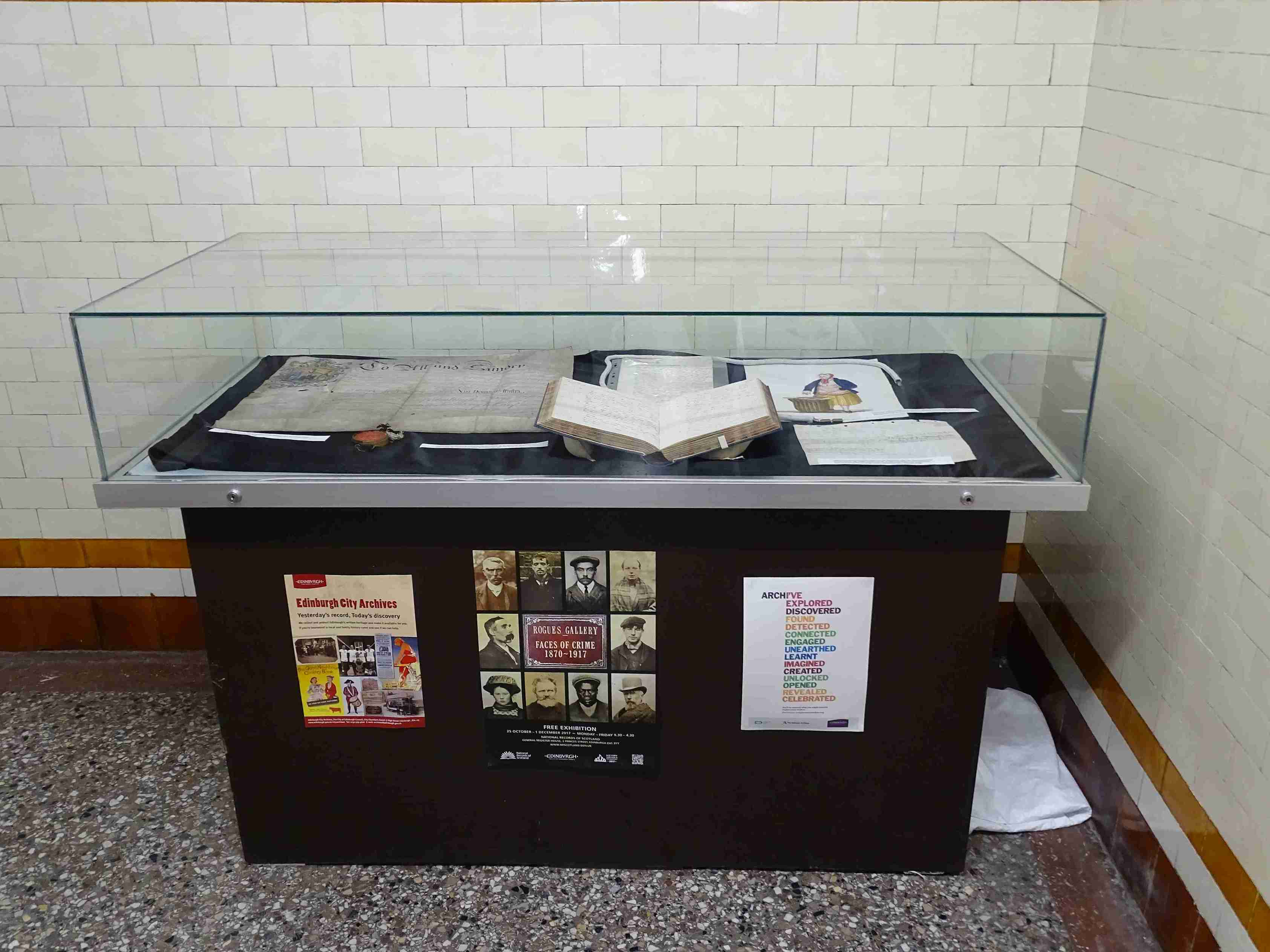Display for archival documents