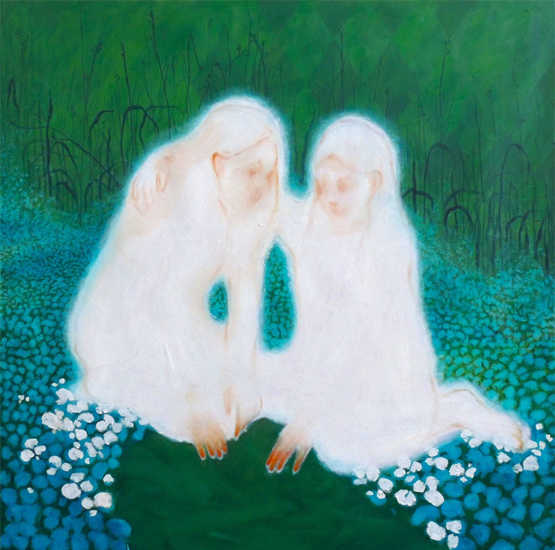 Painting in oil on canvas