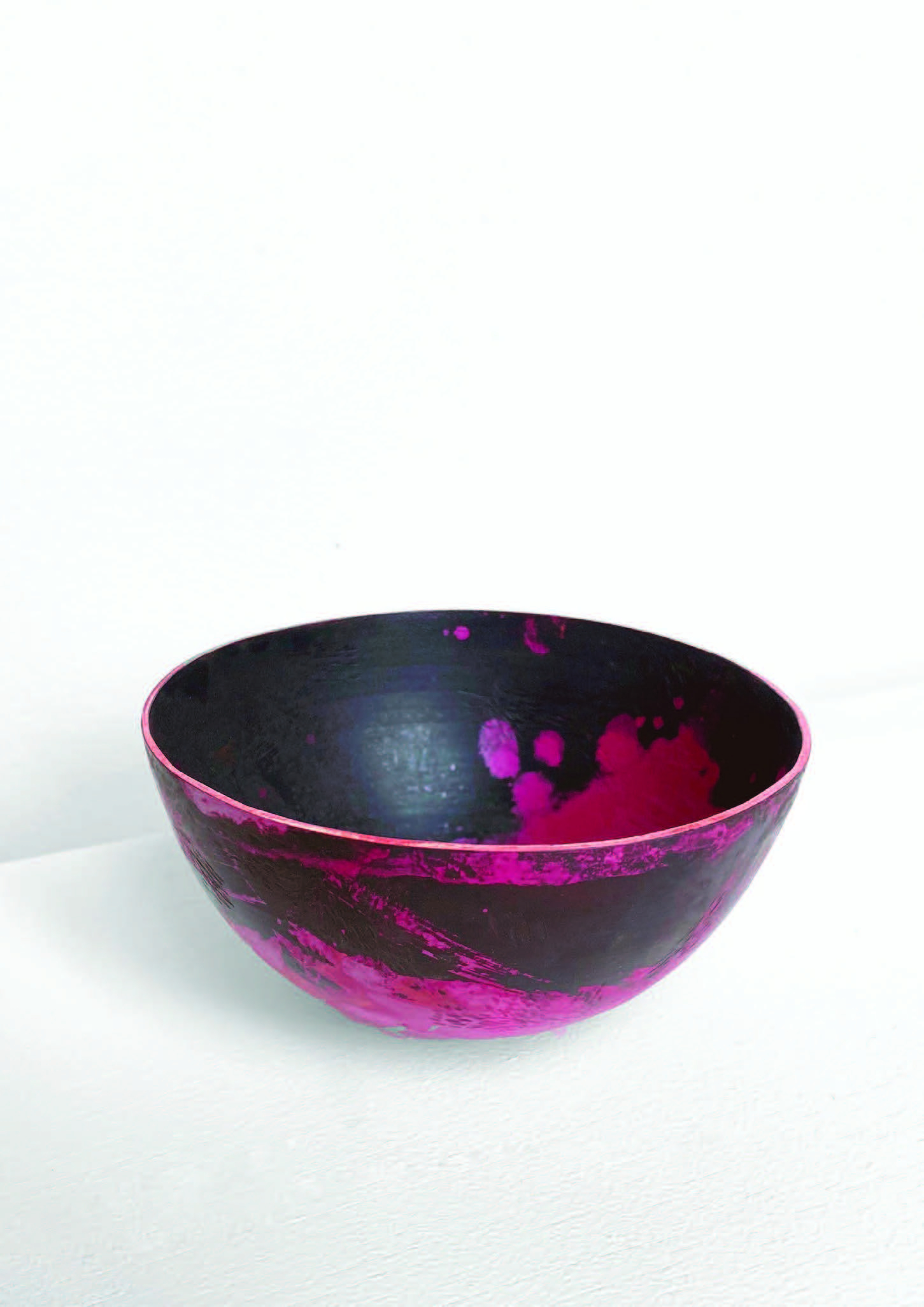 Copper Bowl Flame Patination 12.5x6.5cm