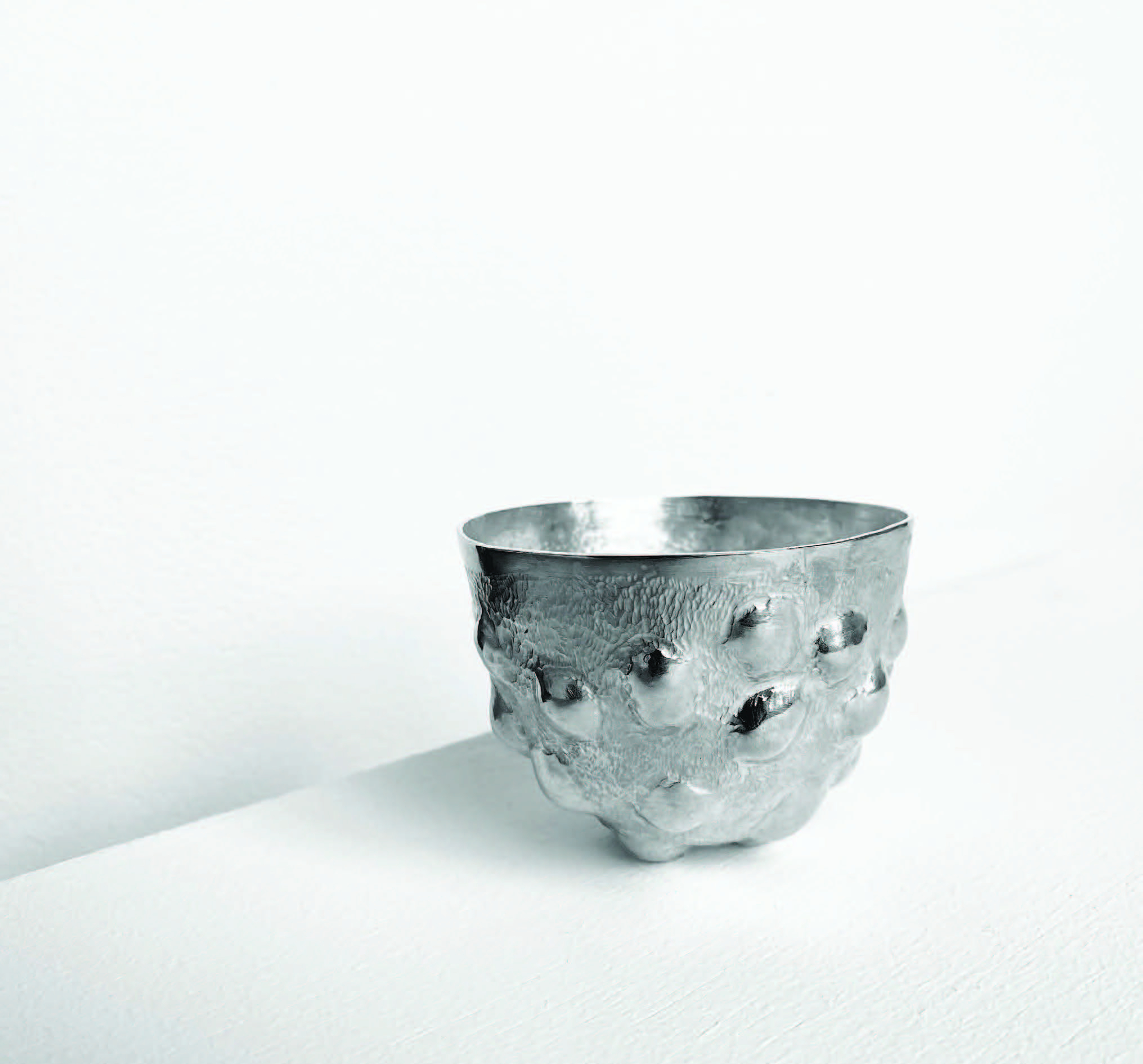 Silver Cup, Chased and Repoussé, 7.5x6cm
