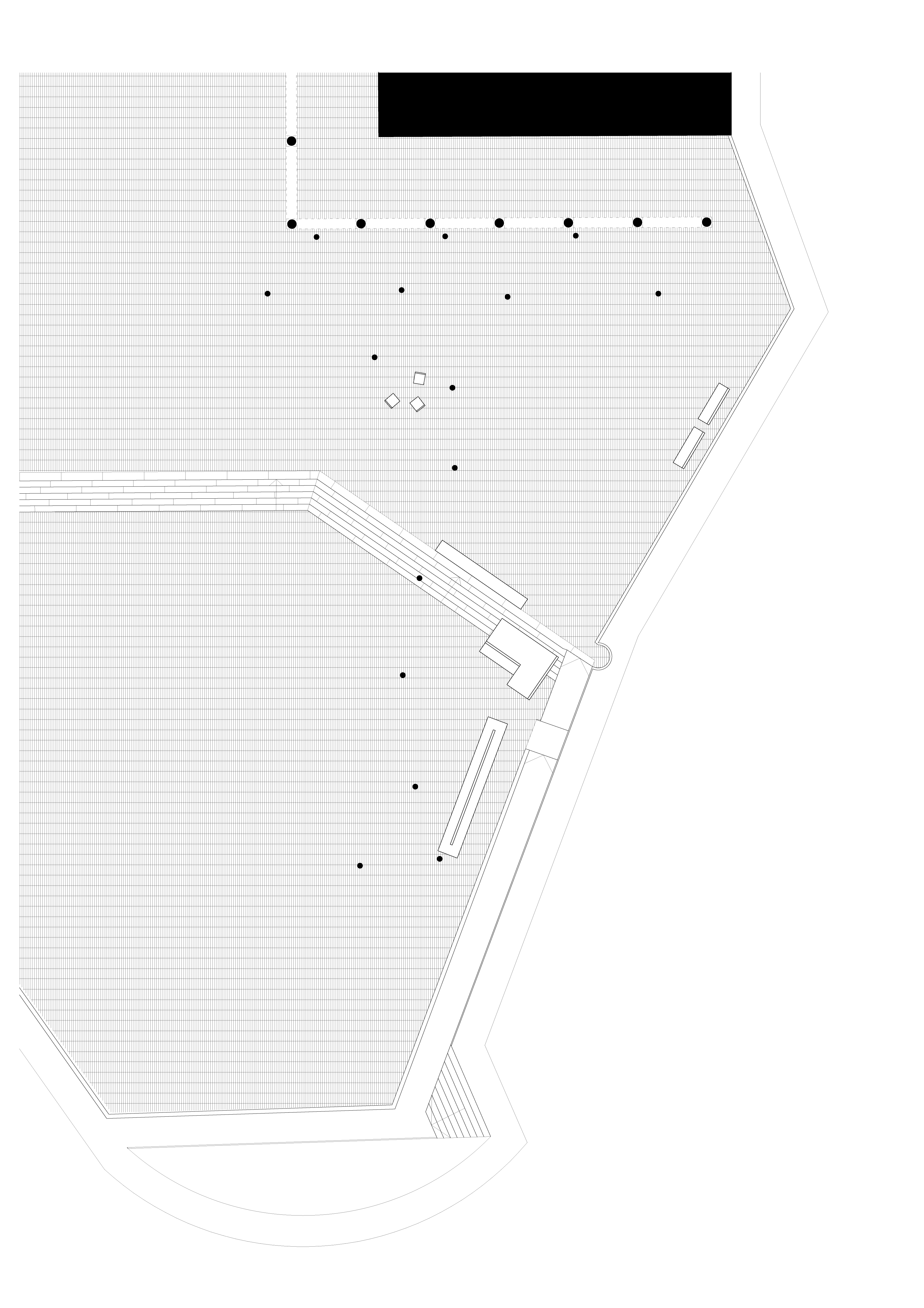 Ground + Columns Plan