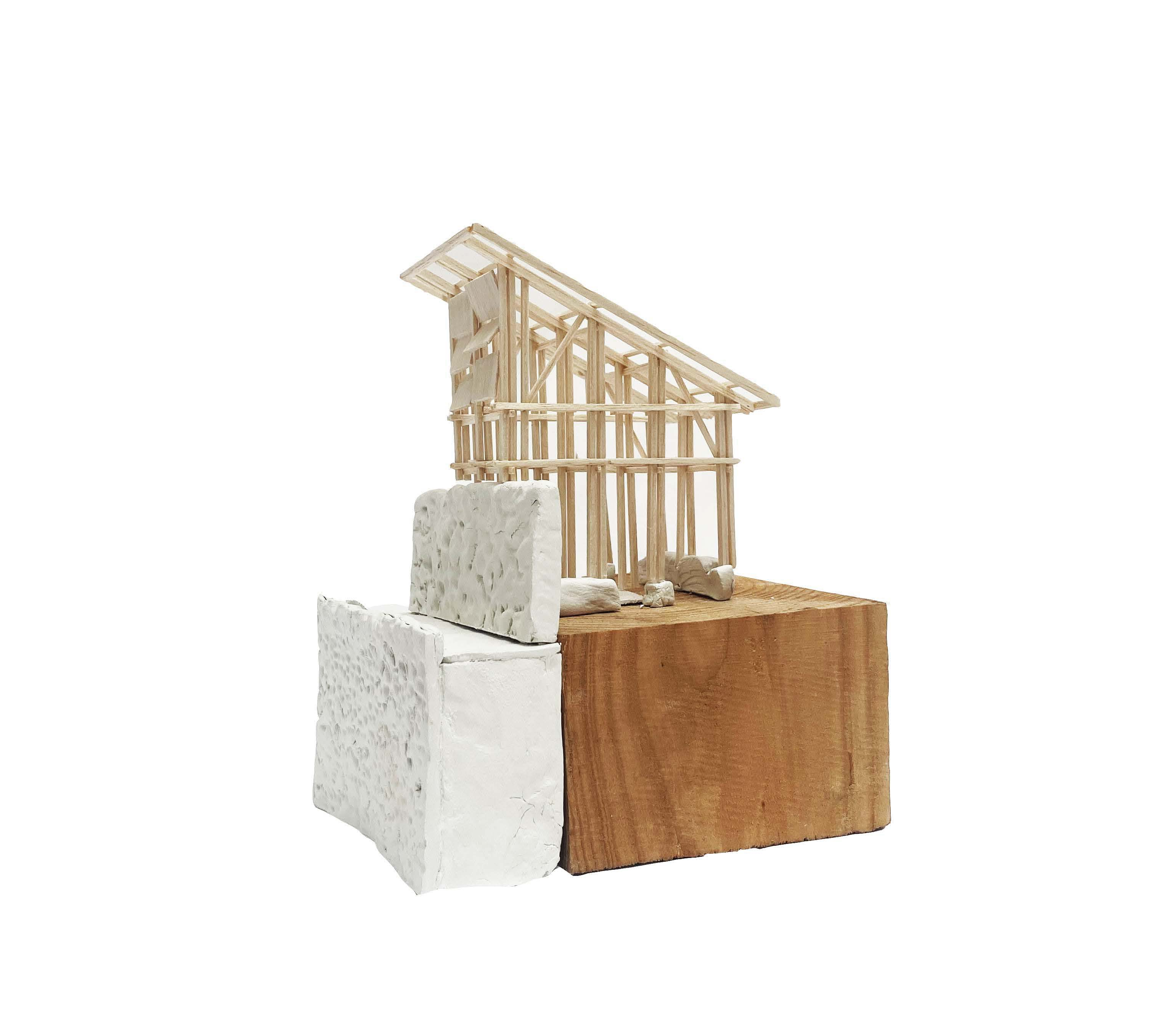Flower Drying Shed, Model 1:50