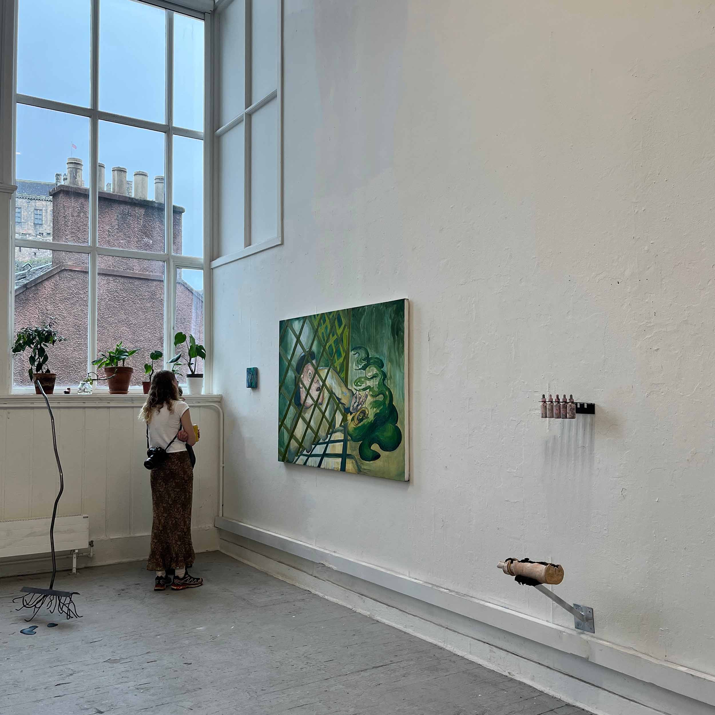 Installation view of The Greenhouse Collective 