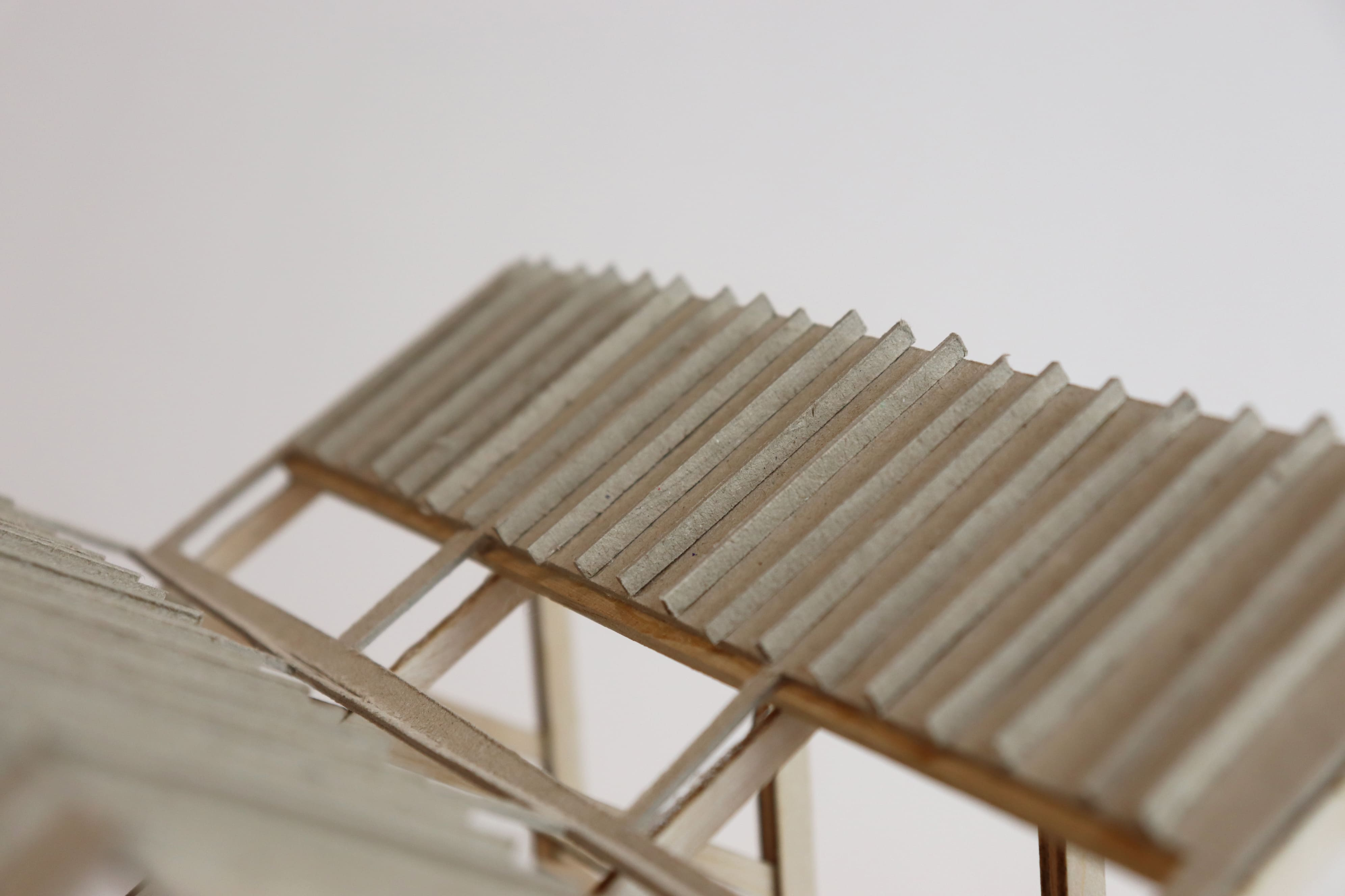 1:50 model - roof