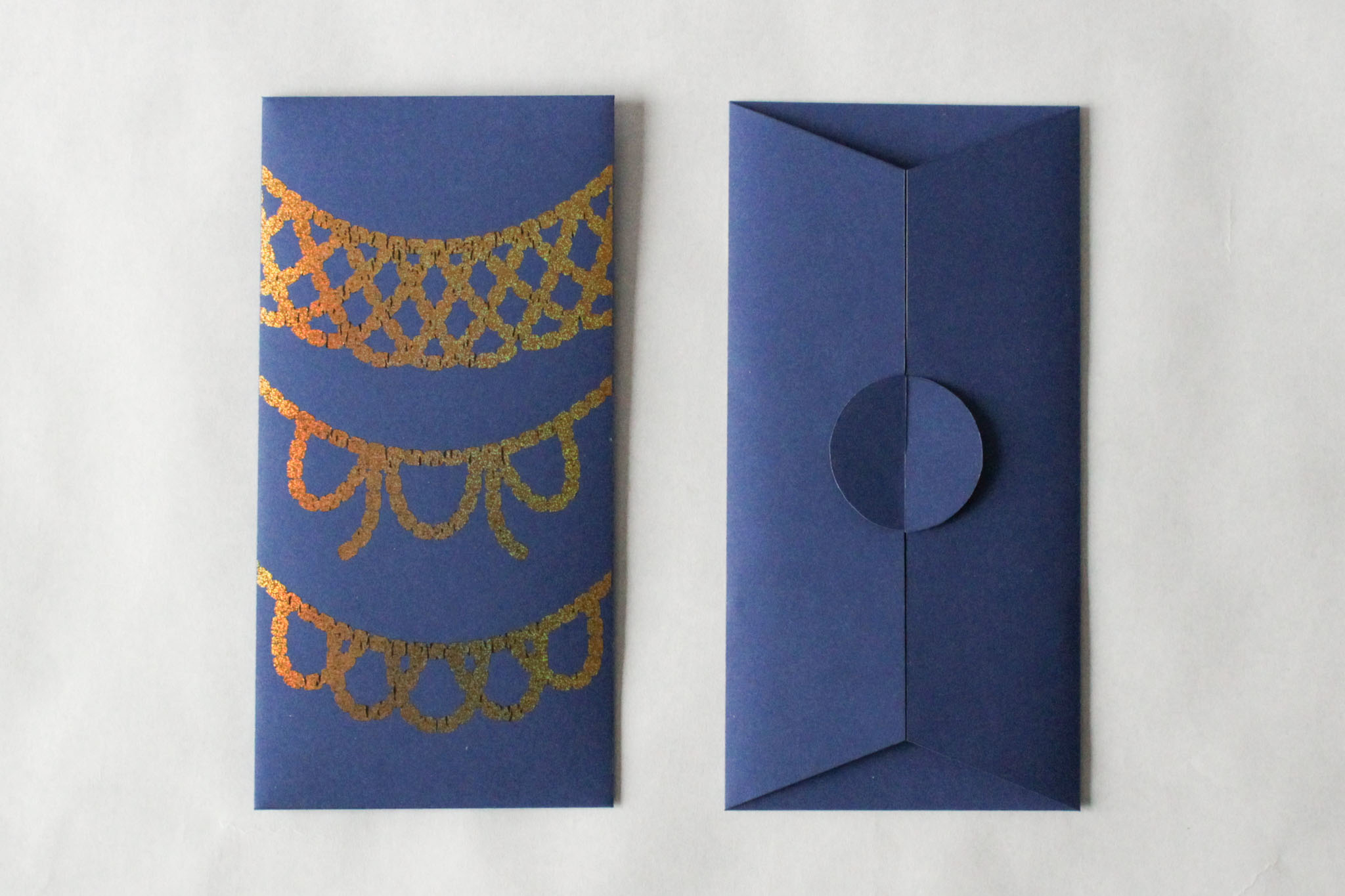 Chinese red pocket design