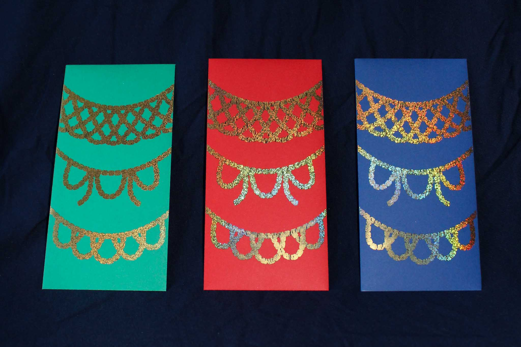 Chinese red pocket design