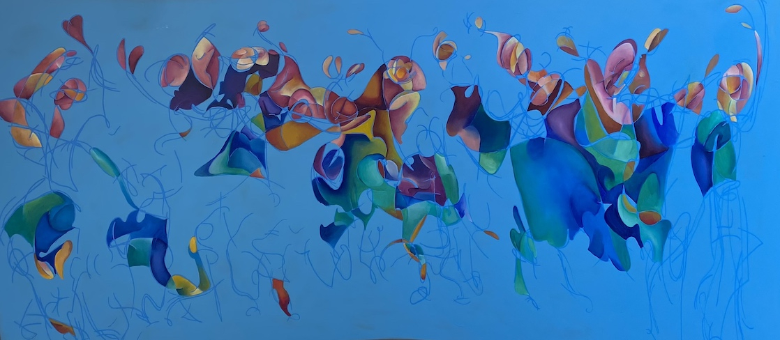 The Great Dance close up, Blue 1