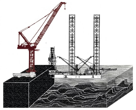 Sourcing parts from Oil Rigs- The process of decomissioning.
