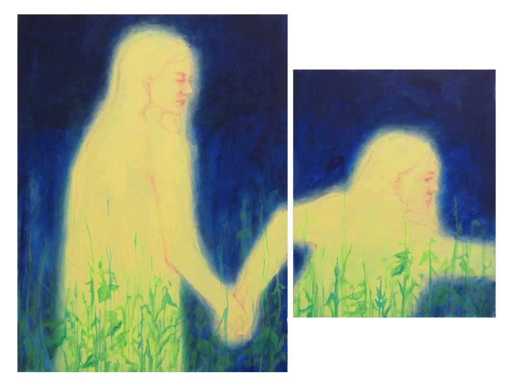 Painting in oil on canvas